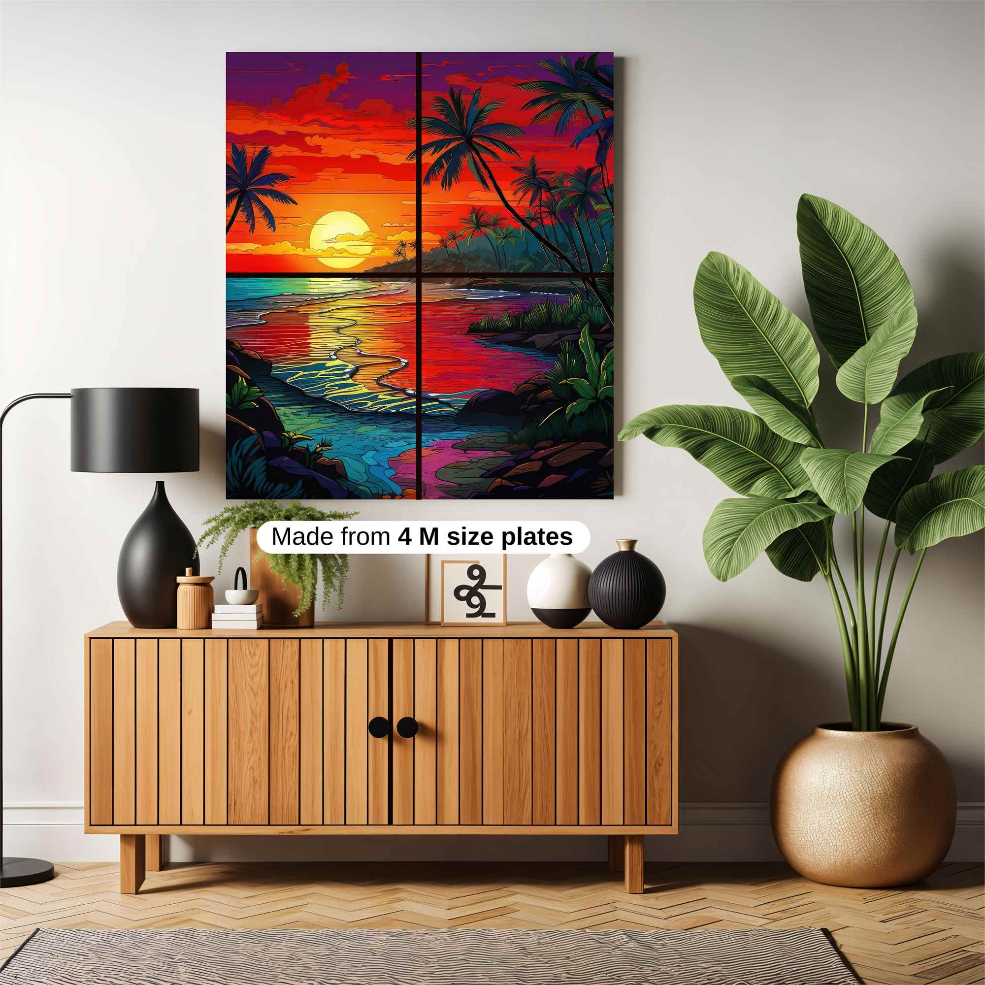 Sunset Serenity Safe Wall Magnetic / M