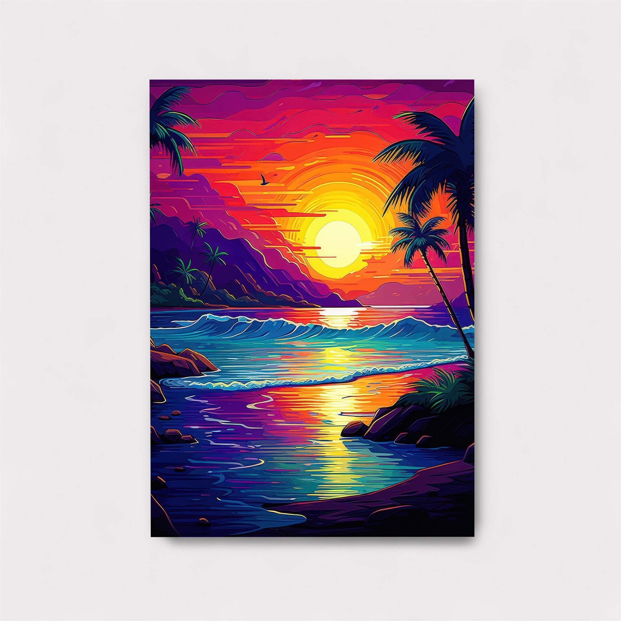 Sunset Serenity Safe Wall Magnetic / M