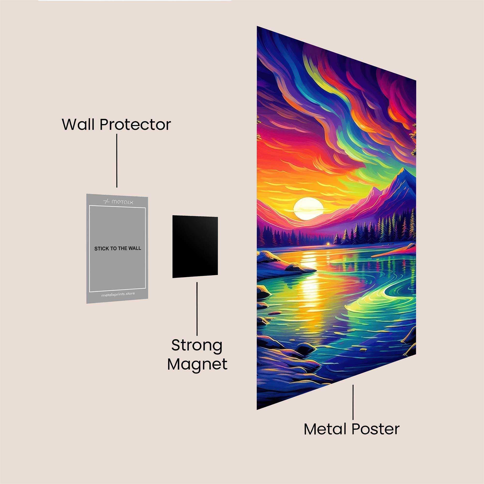 Aurora Dream Safe Wall Magnetic / M
