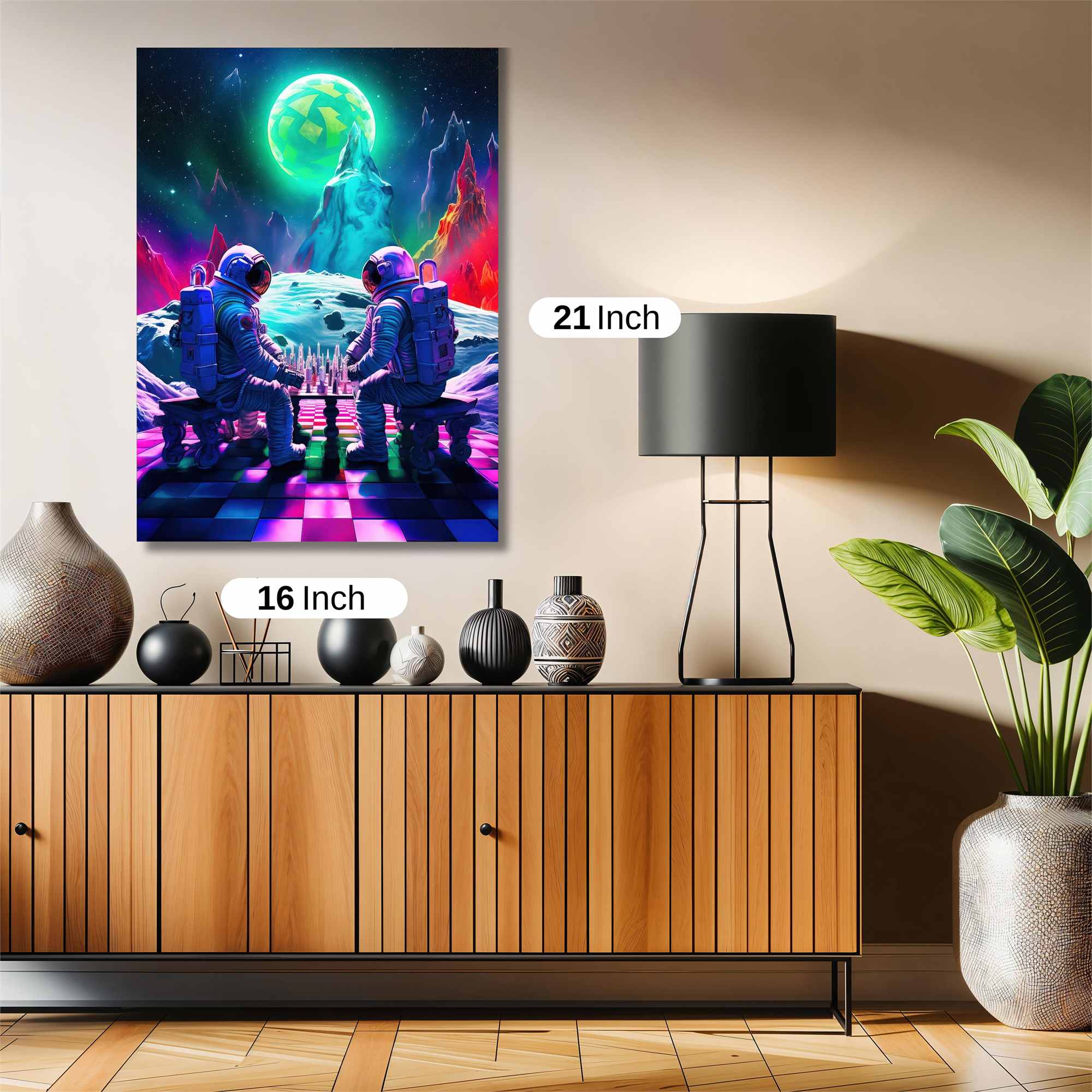 Astronauts Serene Safe Wall Magnetic / M