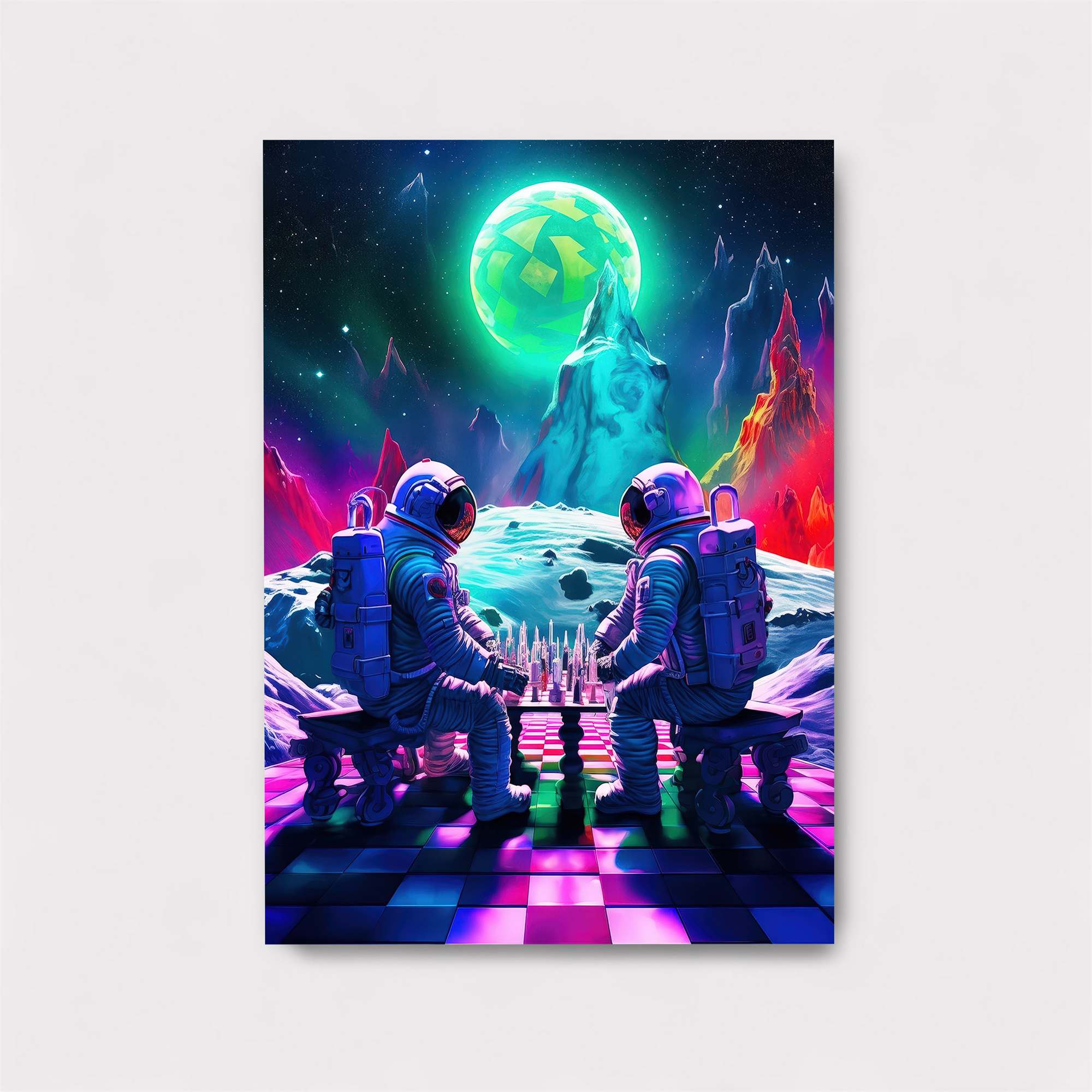 Astronauts Serene Safe Wall Magnetic / M