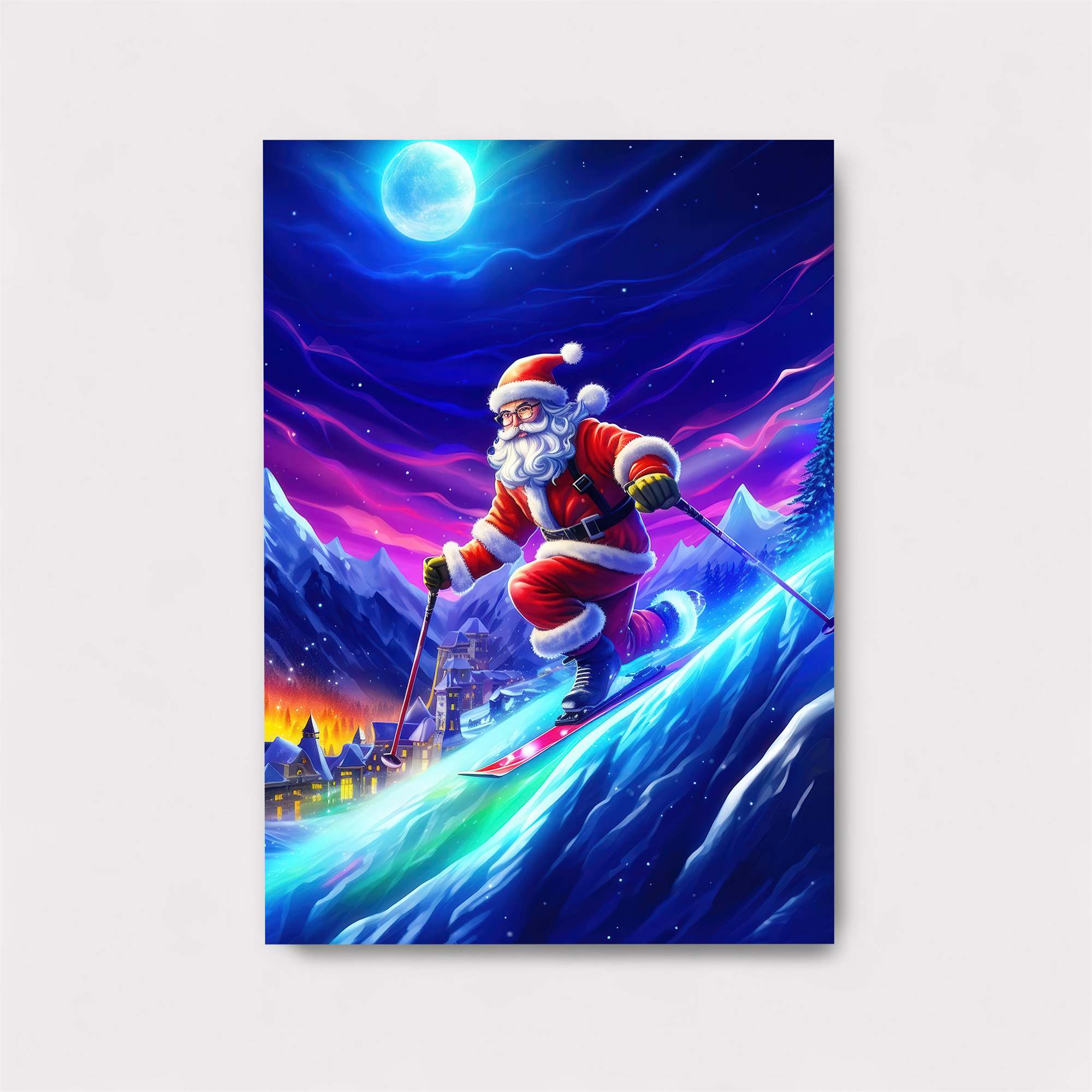 Santa Glides Safe Wall Magnetic / M