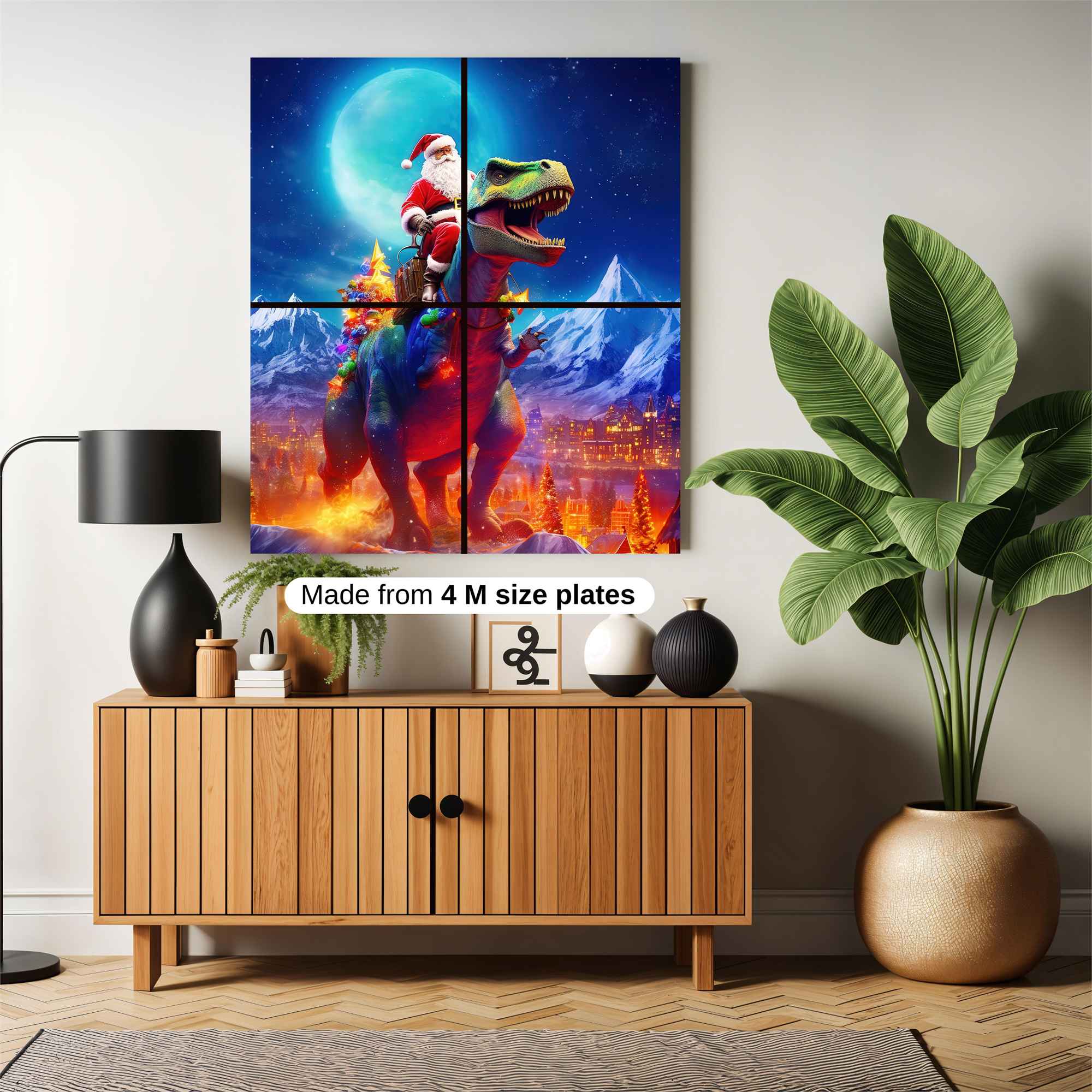 Santa's Rampage Safe Wall Magnetic / M