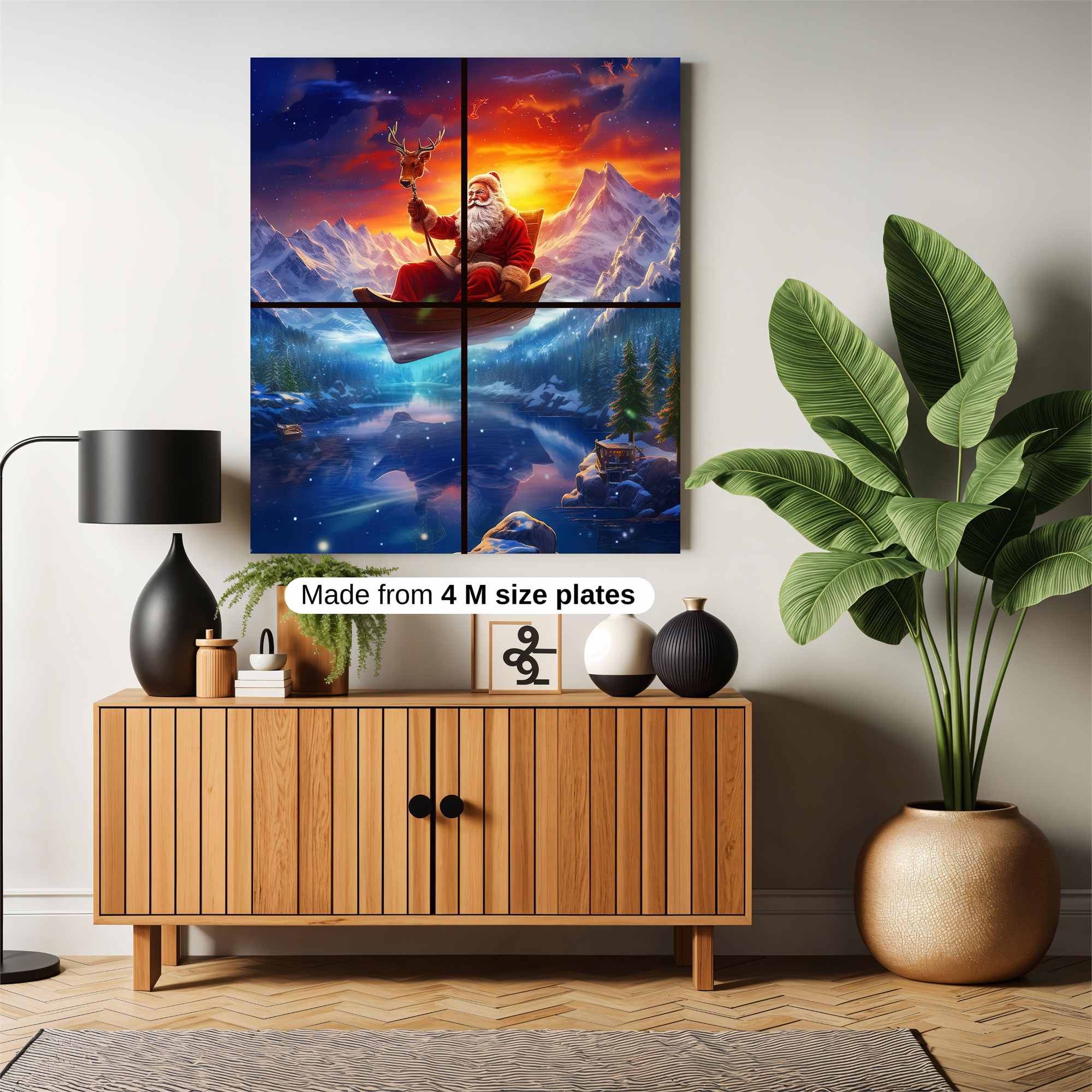 Santa Soars Safe Wall Magnetic / M