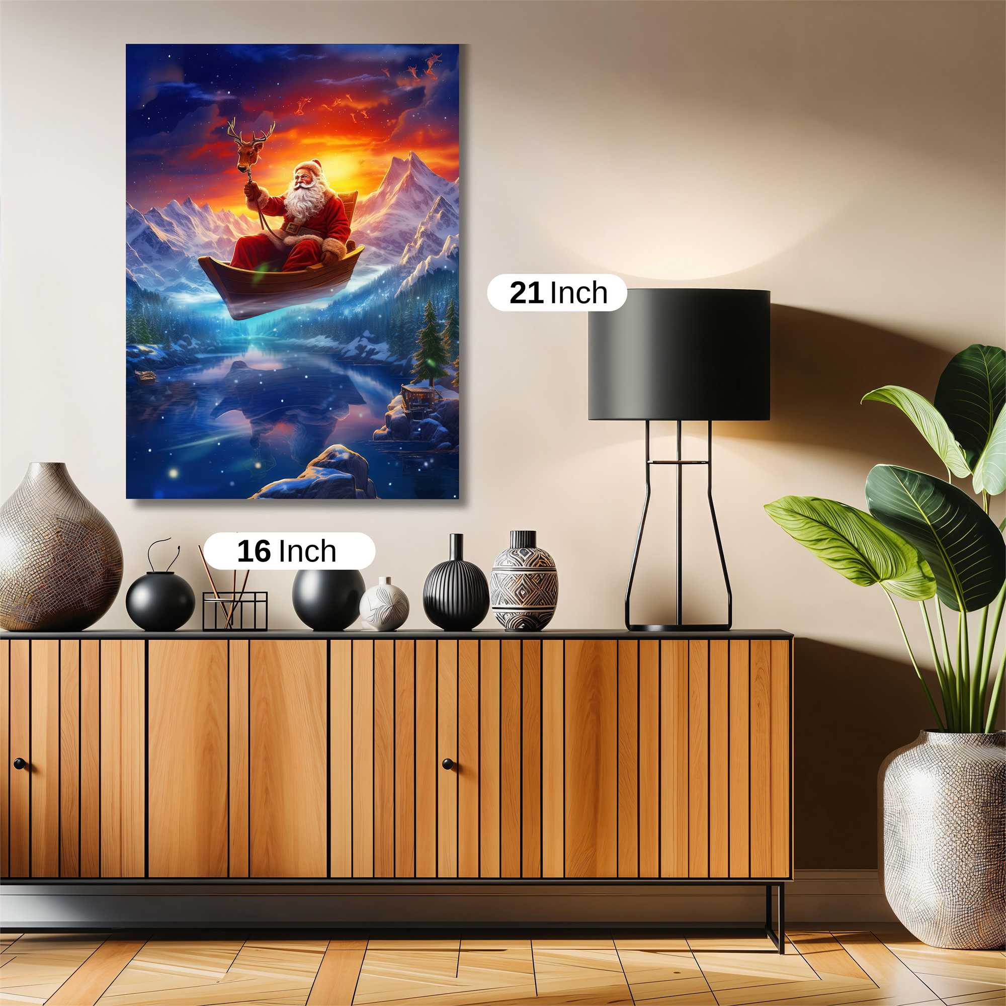Santa Soars Safe Wall Magnetic / M