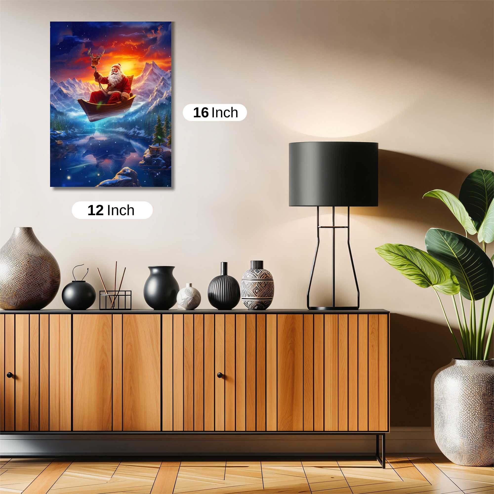Santa Soars Safe Wall Magnetic / M
