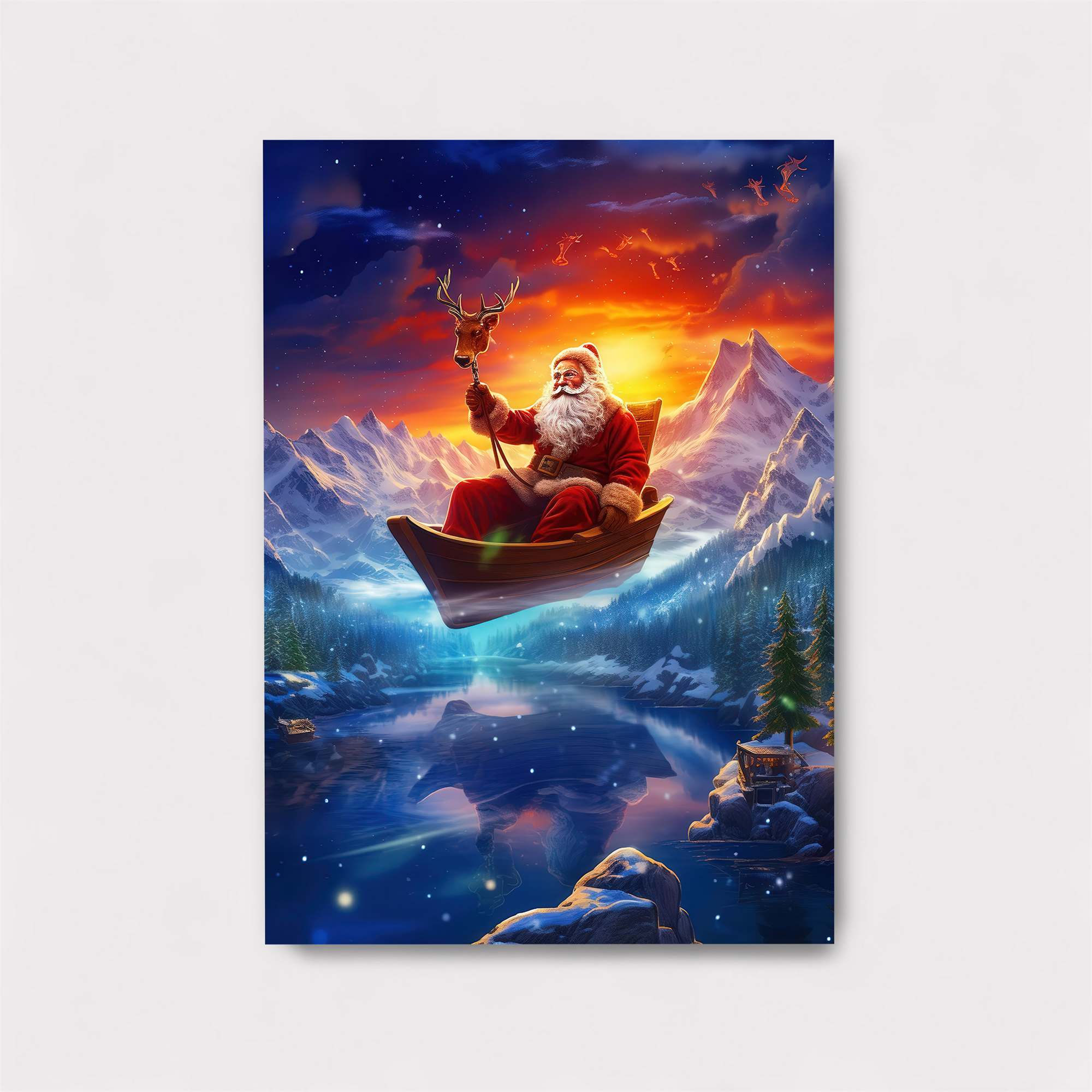 Santa Soars Safe Wall Magnetic / M