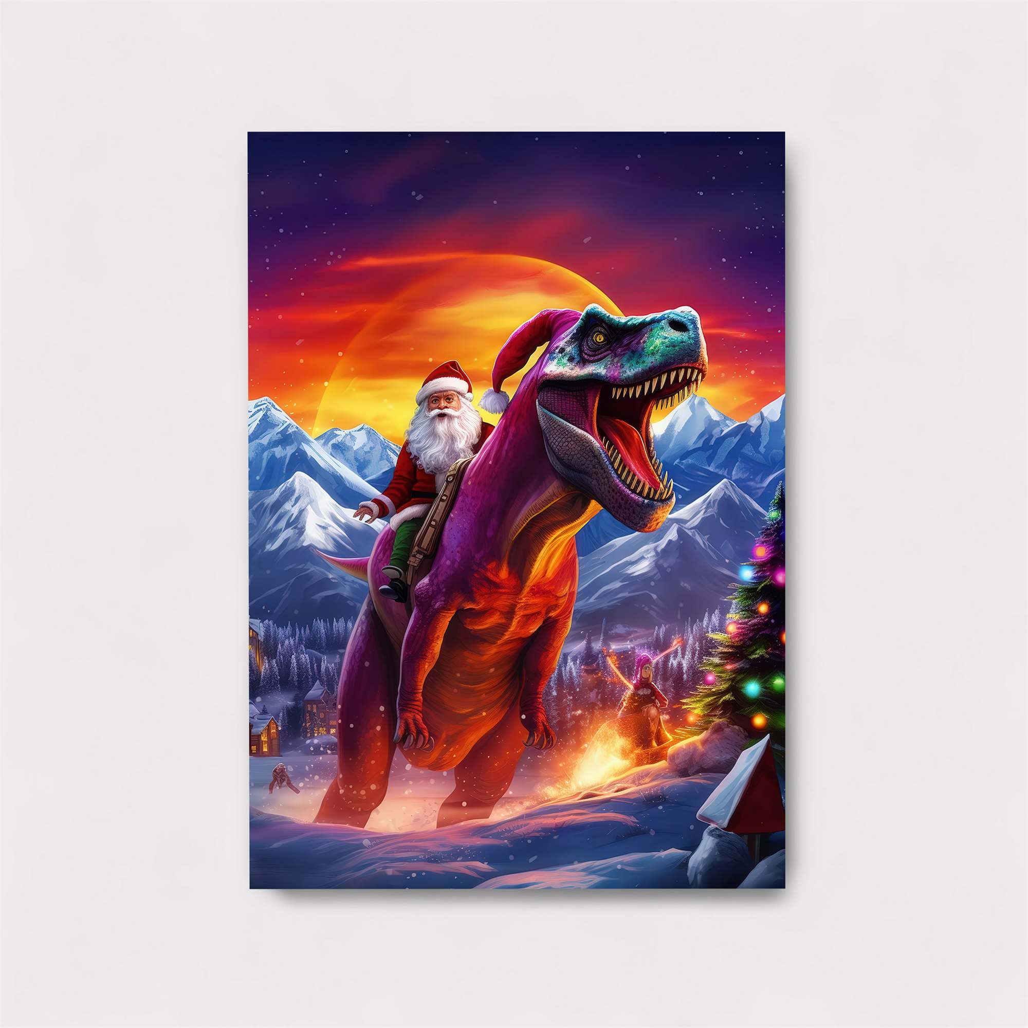 Santa's Rampage Safe Wall Magnetic / M