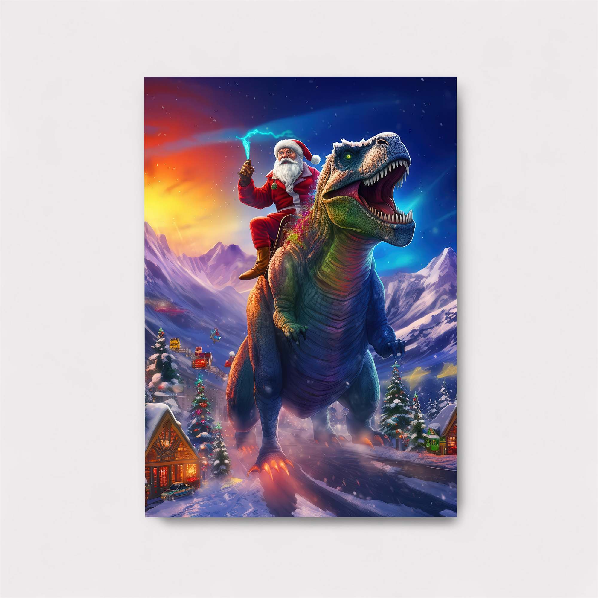 Santa's Rampage Safe Wall Magnetic / M