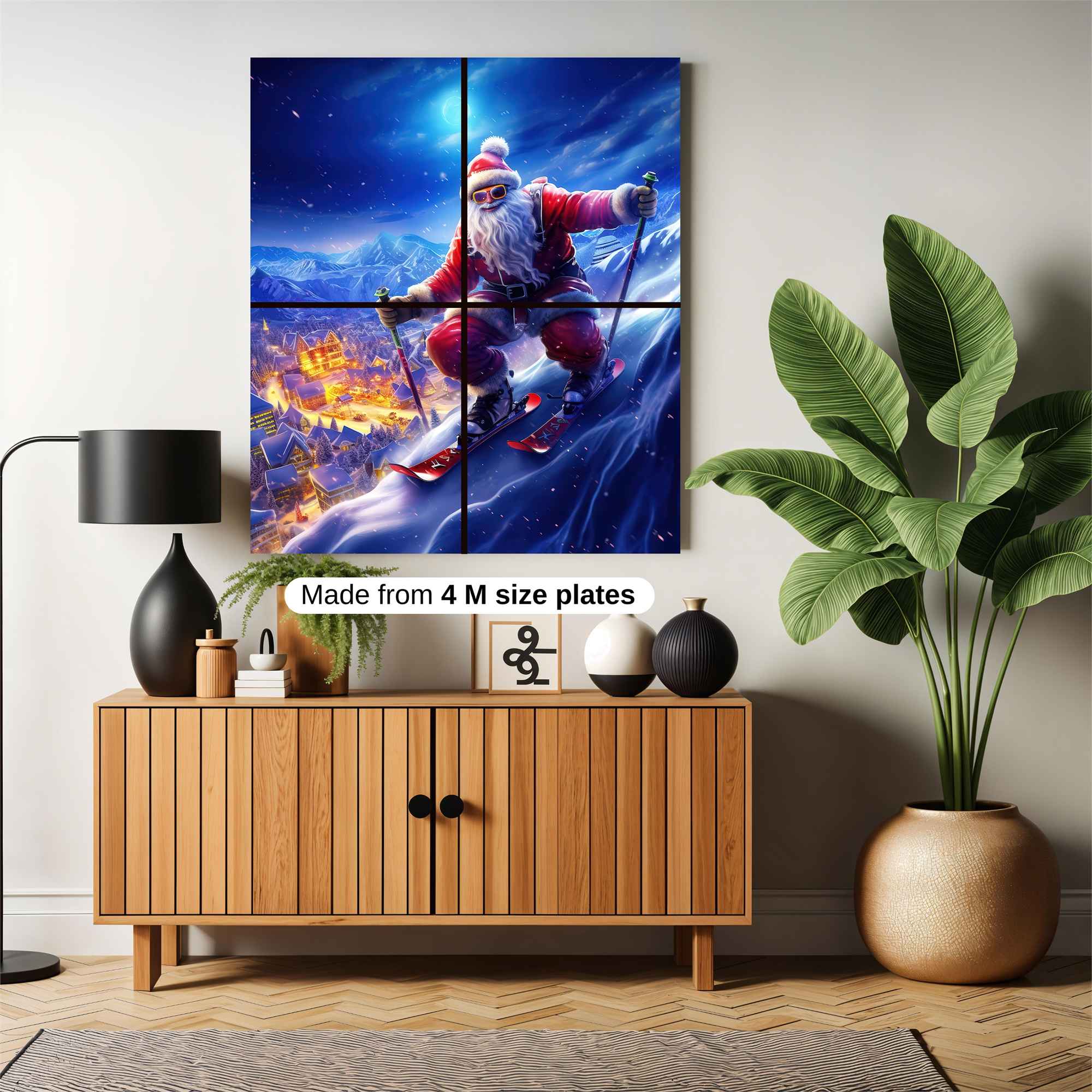 Santa Soars Safe Wall Magnetic / M