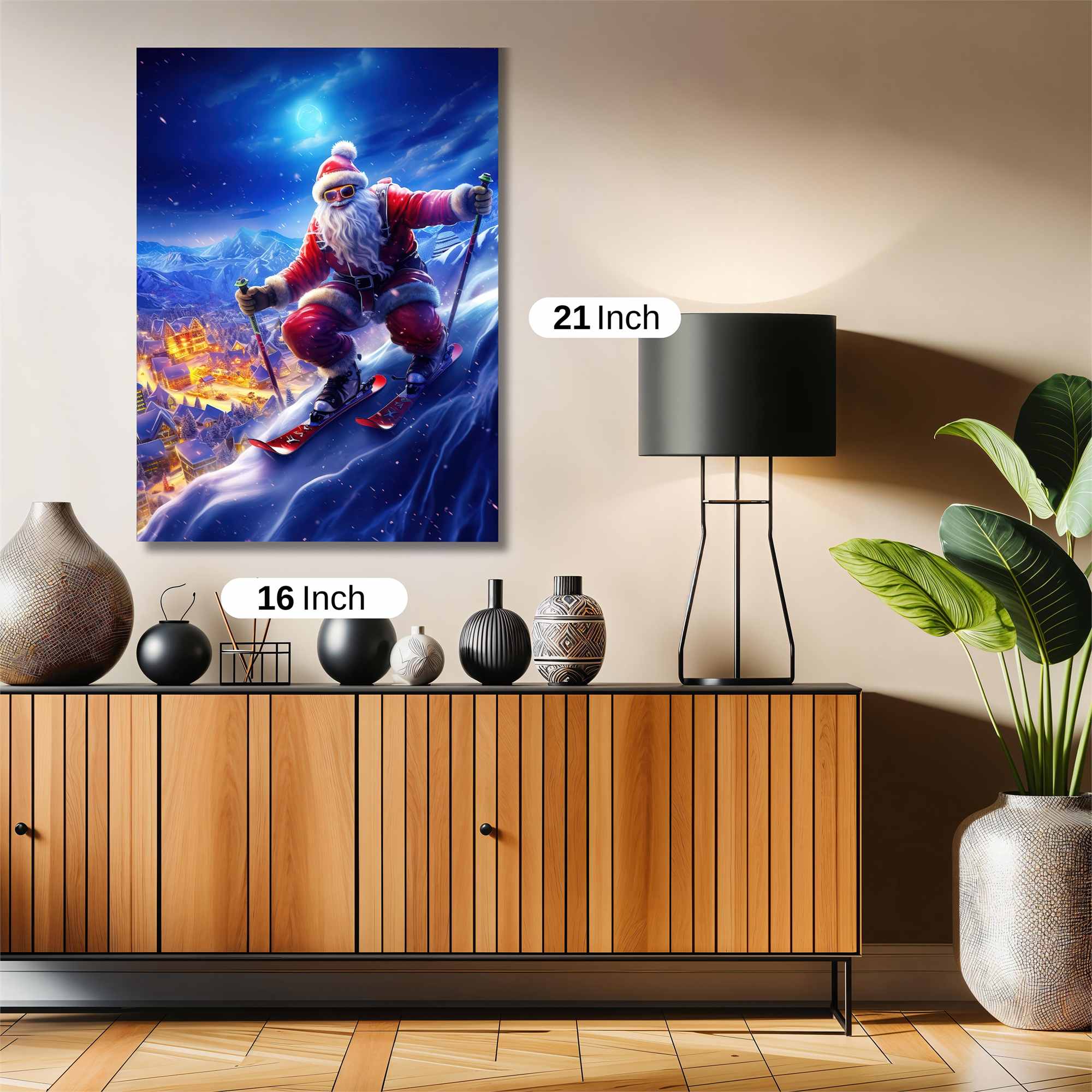 Santa Soars Safe Wall Magnetic / M