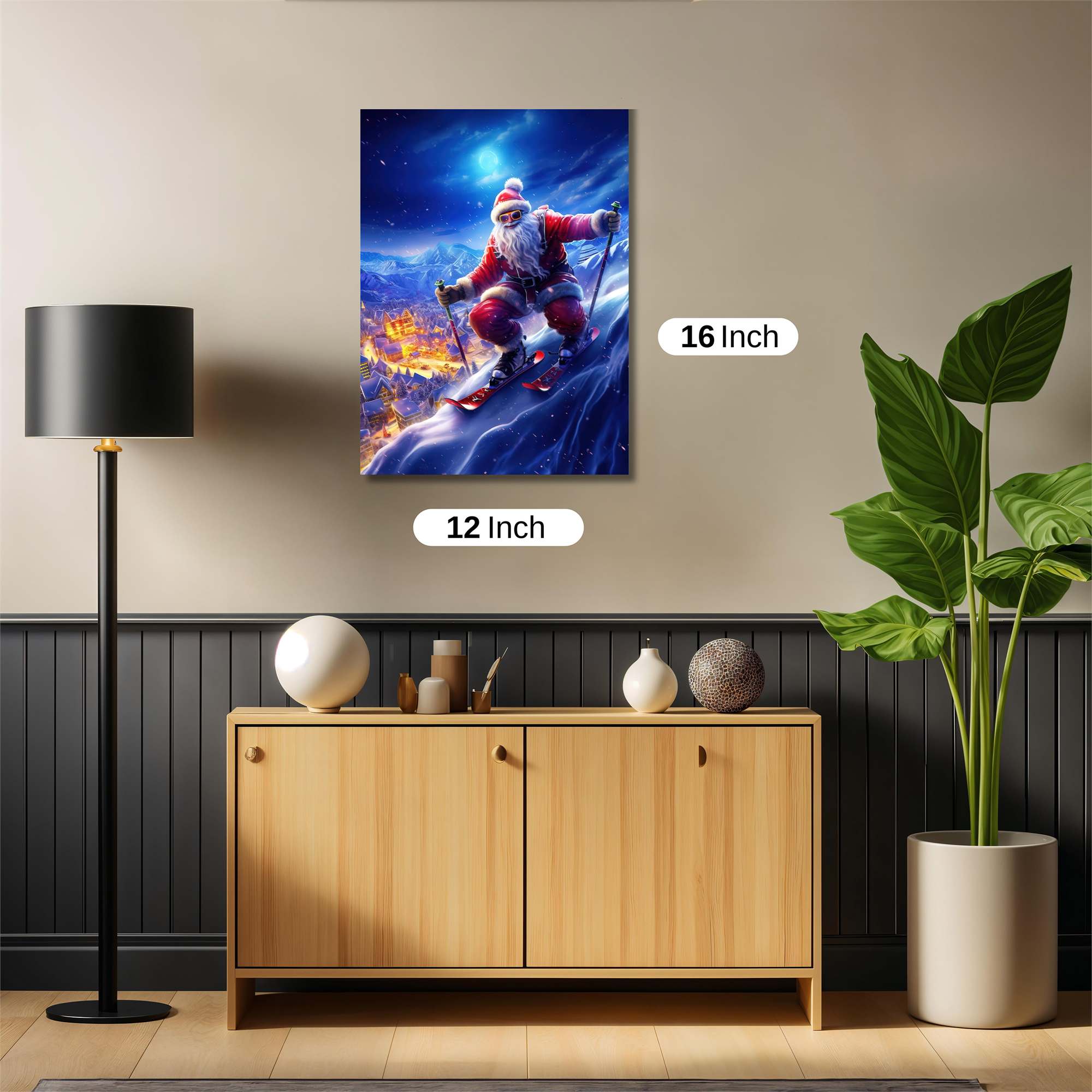 Santa Soars Safe Wall Magnetic / M