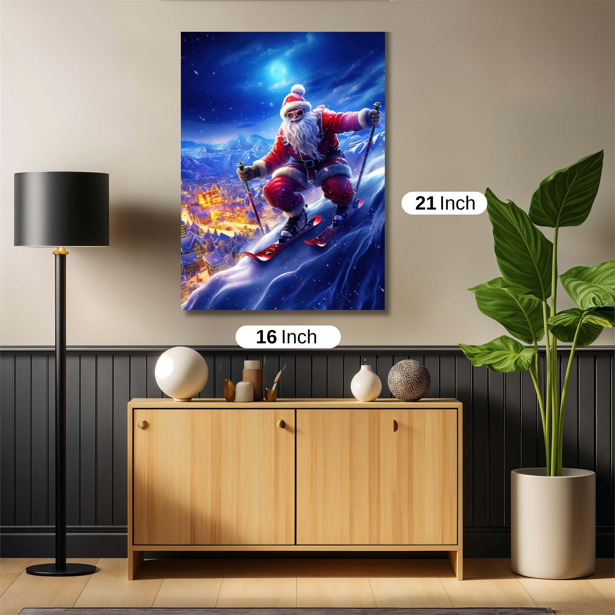 Santa Soars Safe Wall Magnetic / M