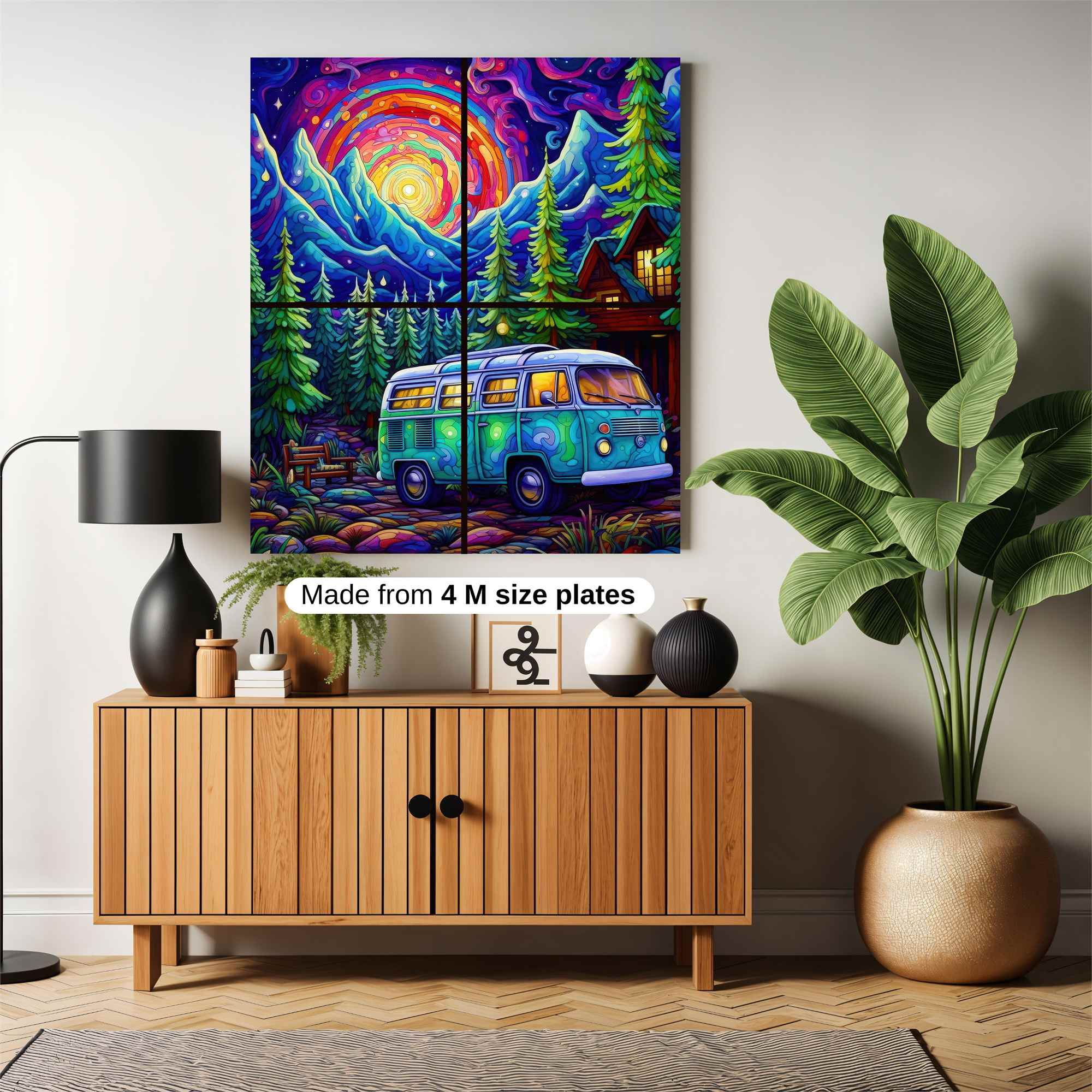 Psychedelic Journey Safe Wall Magnetic / M