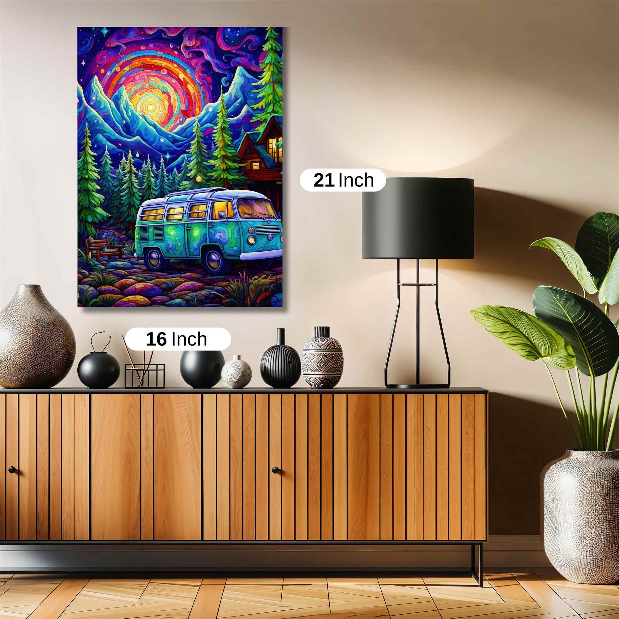 Psychedelic Journey Safe Wall Magnetic / M