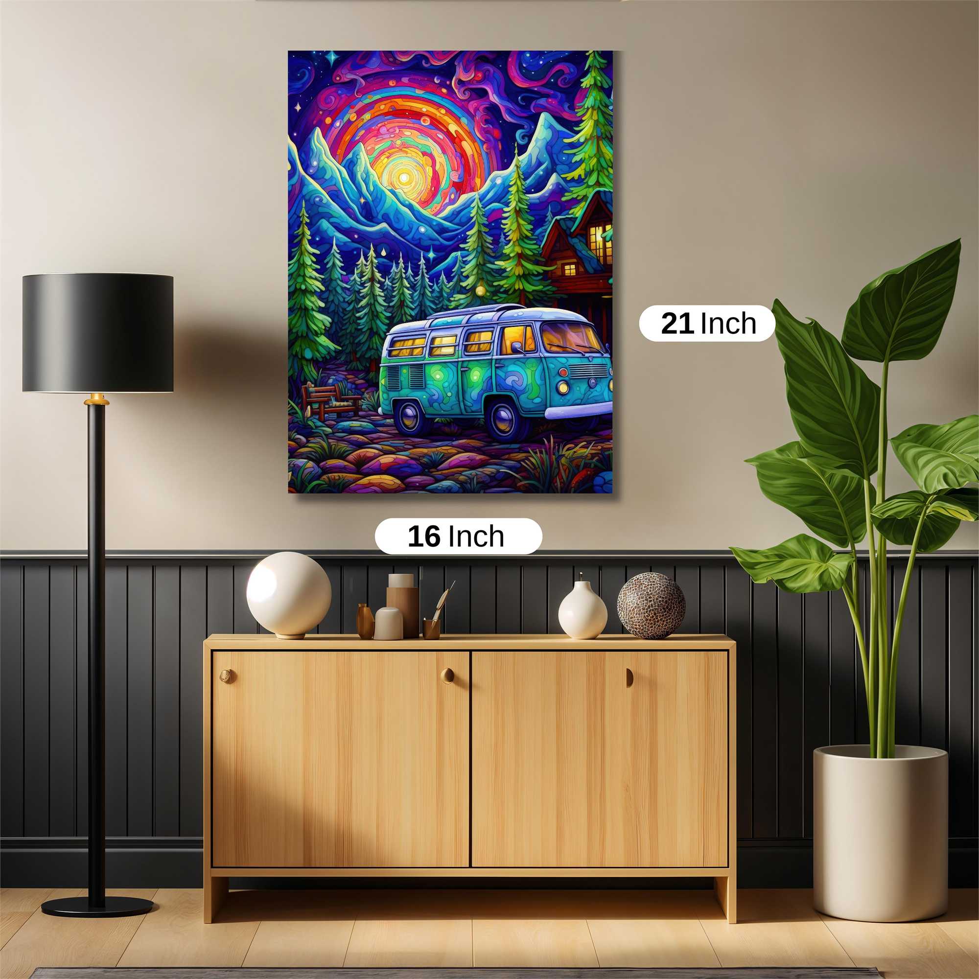 Psychedelic Journey Safe Wall Magnetic / M