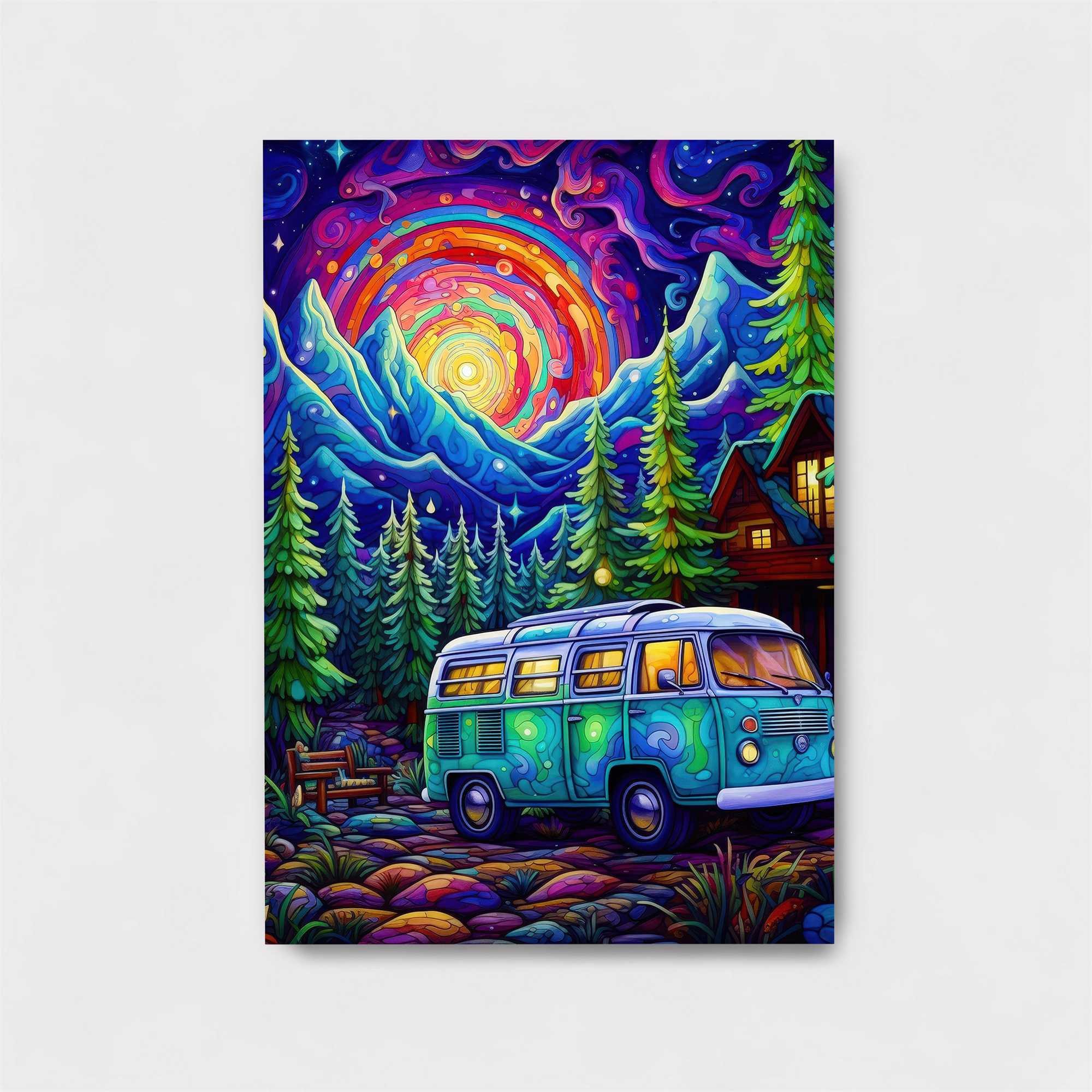 Psychedelic Journey Safe Wall Magnetic / M