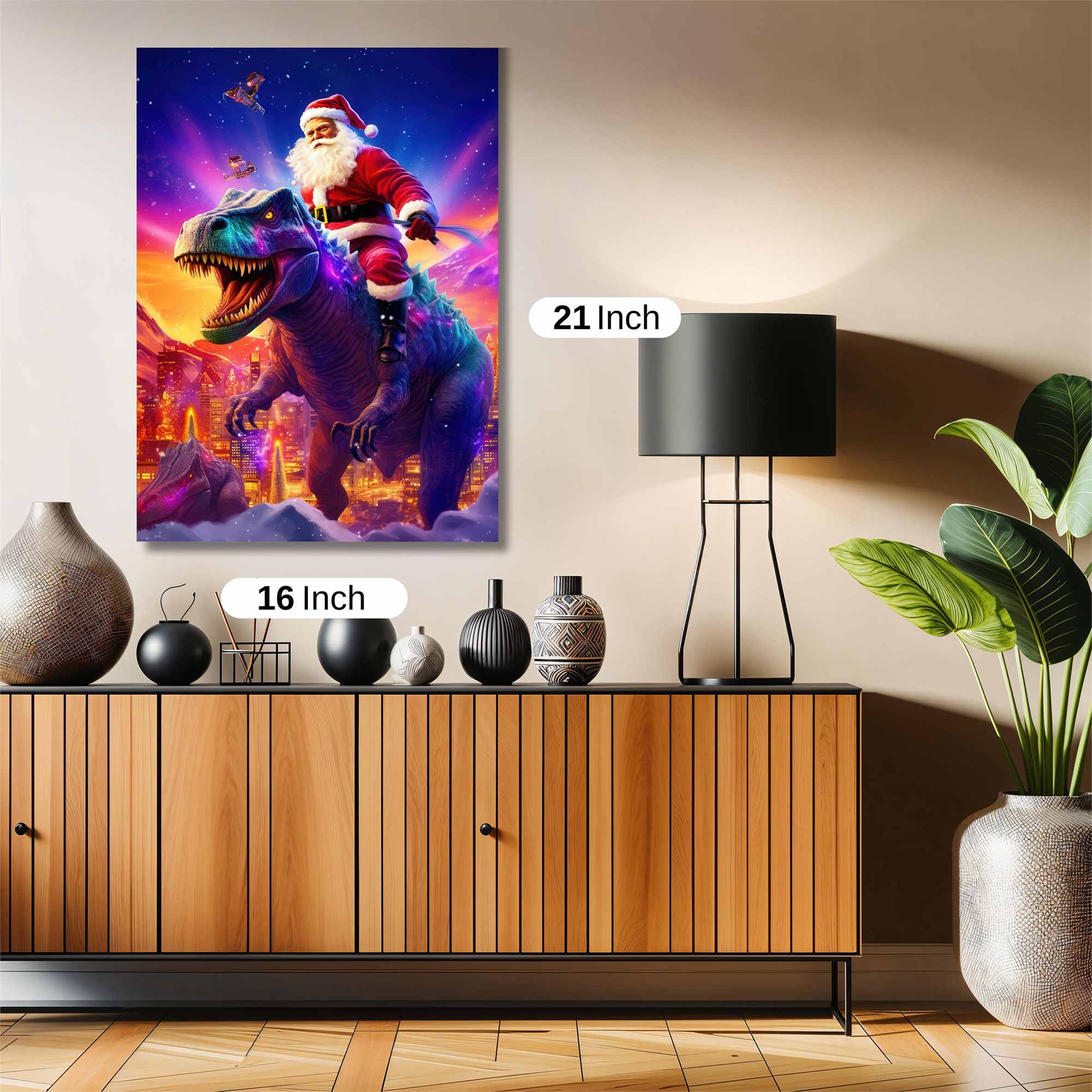 Santa's Rampage Safe Wall Magnetic / M
