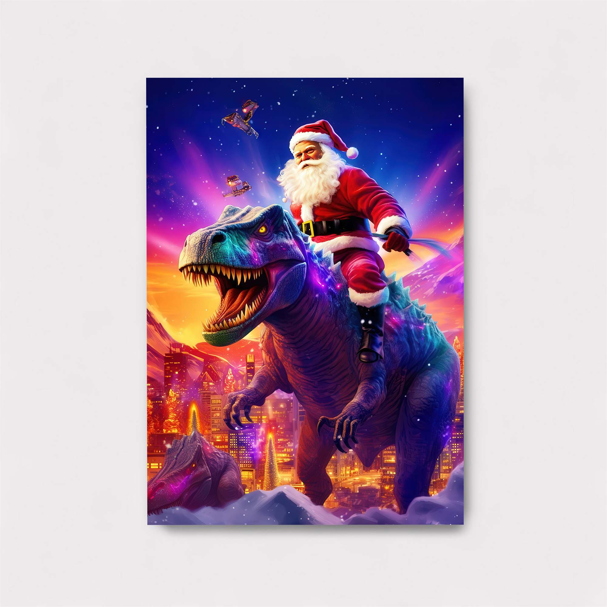 Santa's Rampage Safe Wall Magnetic / M
