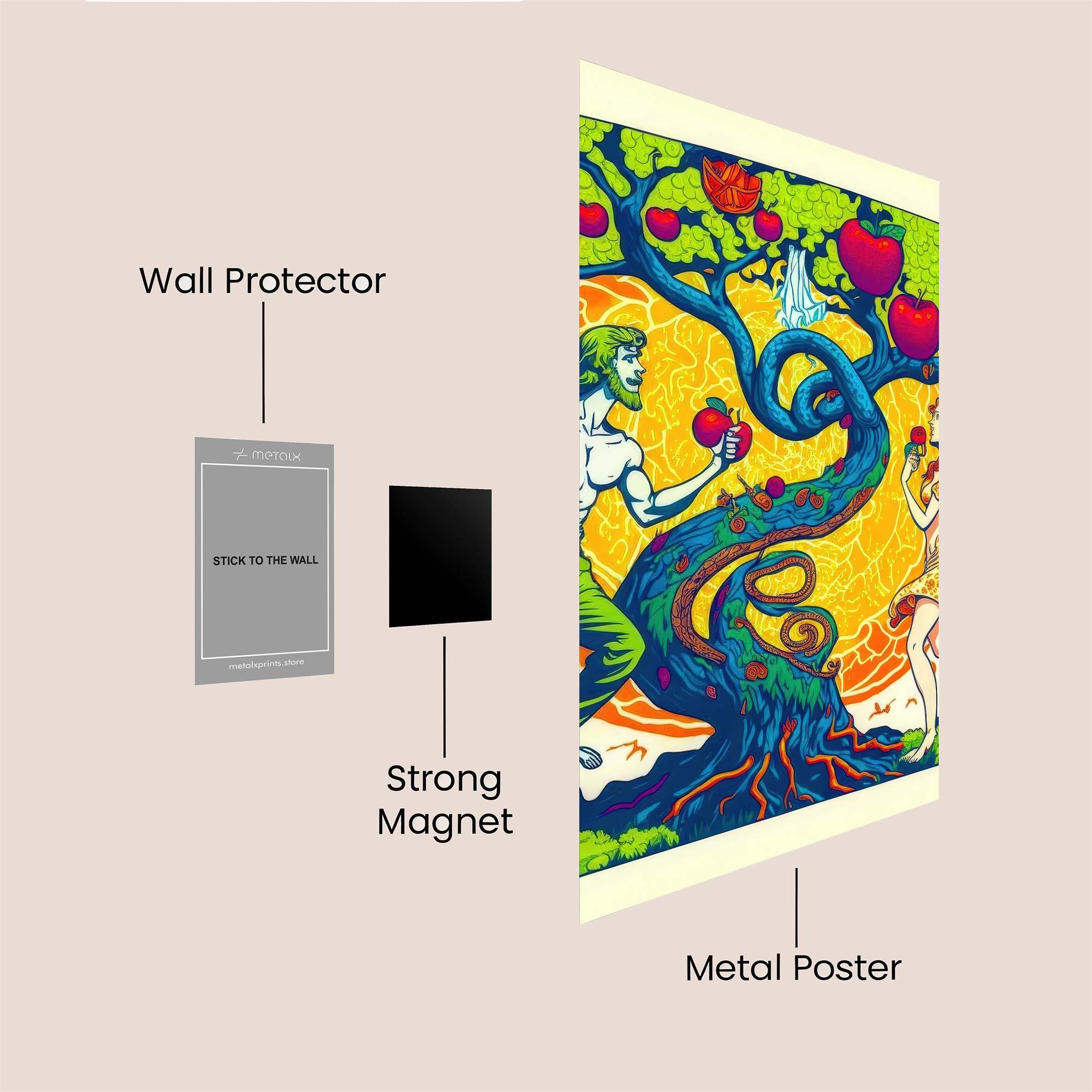 Adam Serenity Safe Wall Magnetic / M