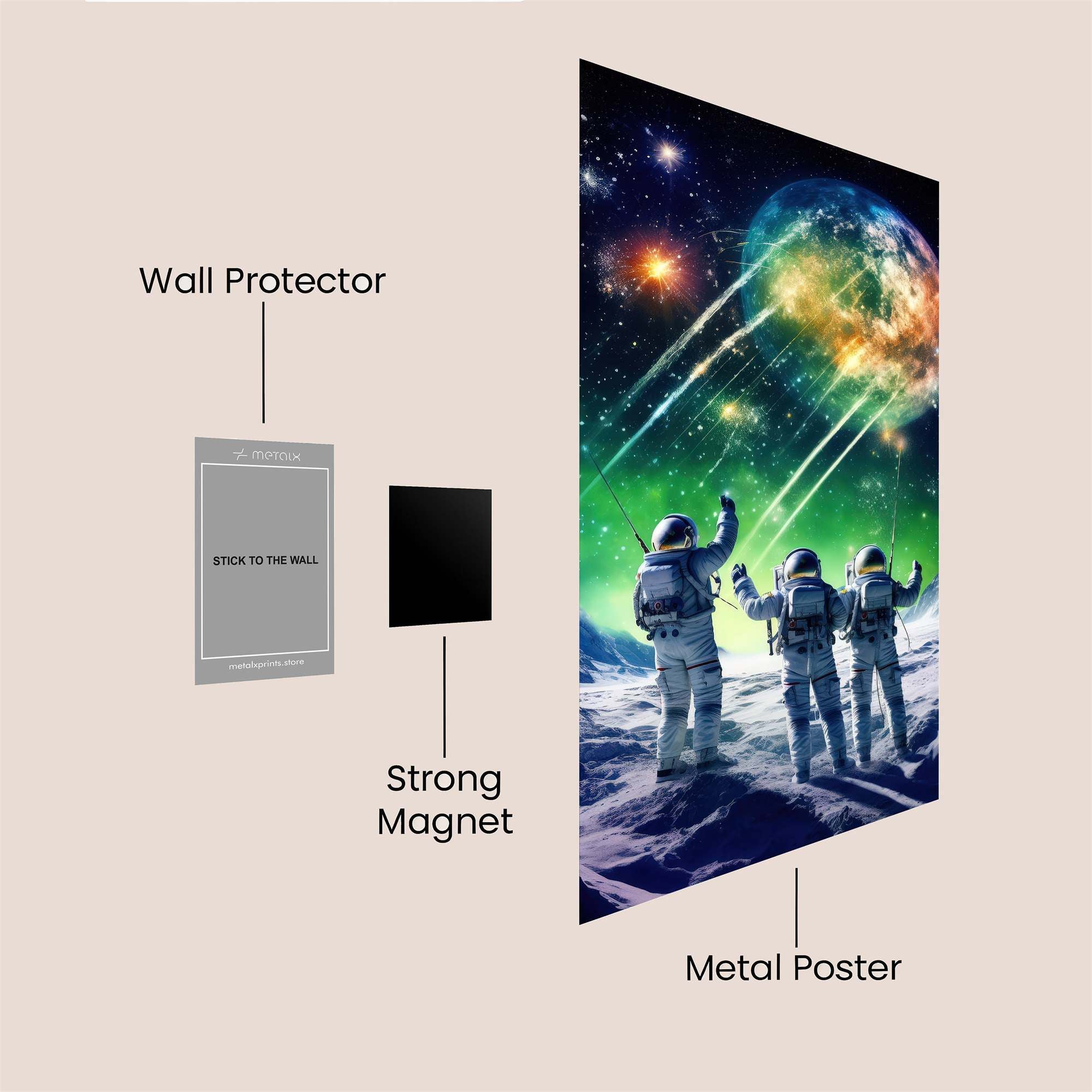 Cosmic Joy Safe Wall Magnetic / M