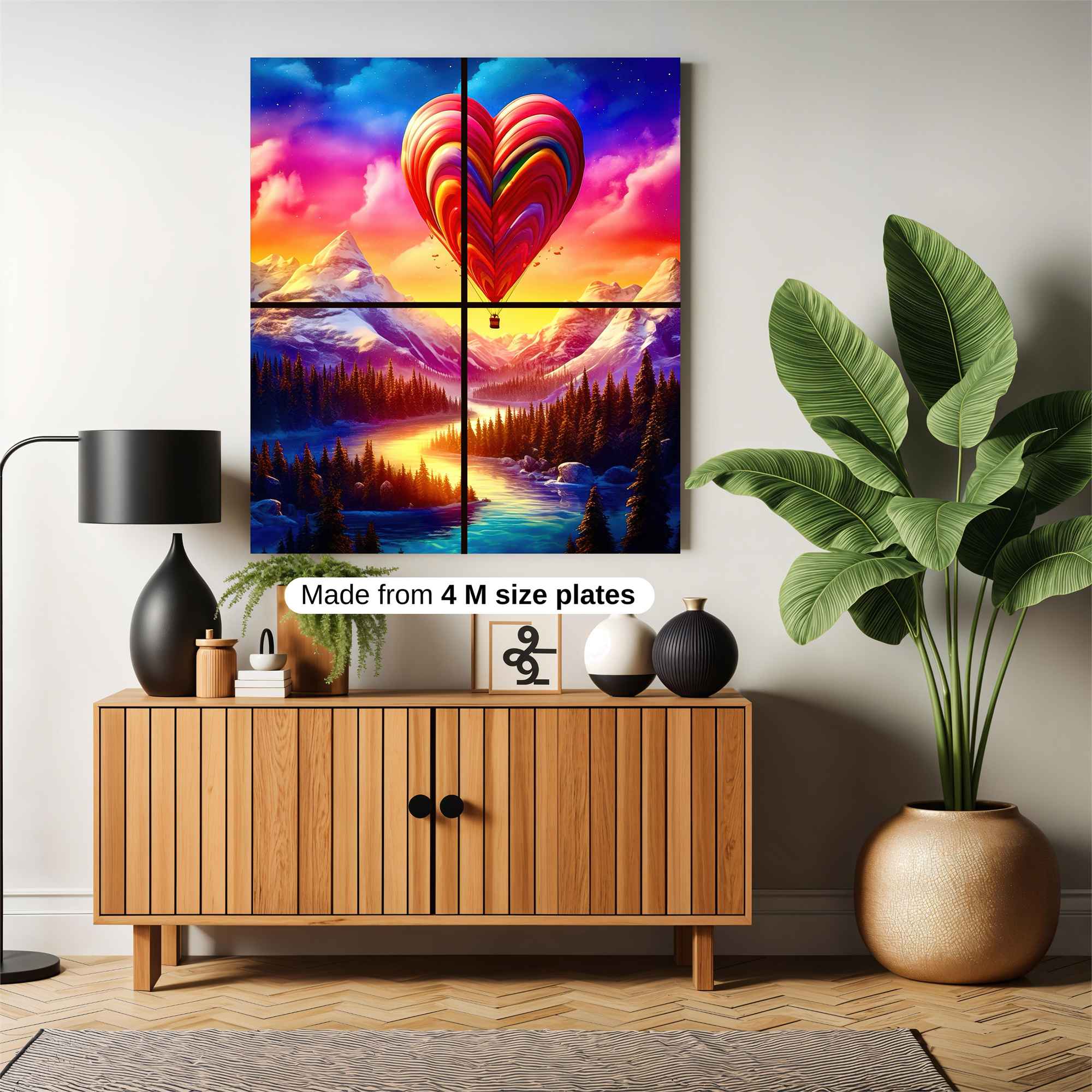 Heart Afloat Safe Wall Magnetic / M
