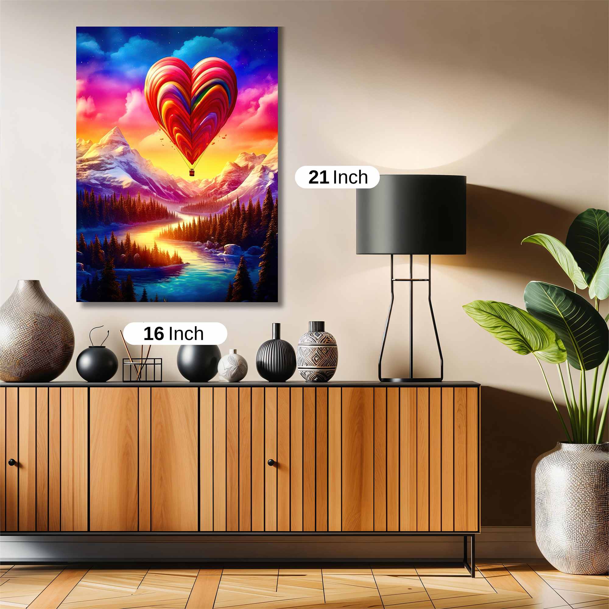 Heart Afloat Safe Wall Magnetic / M