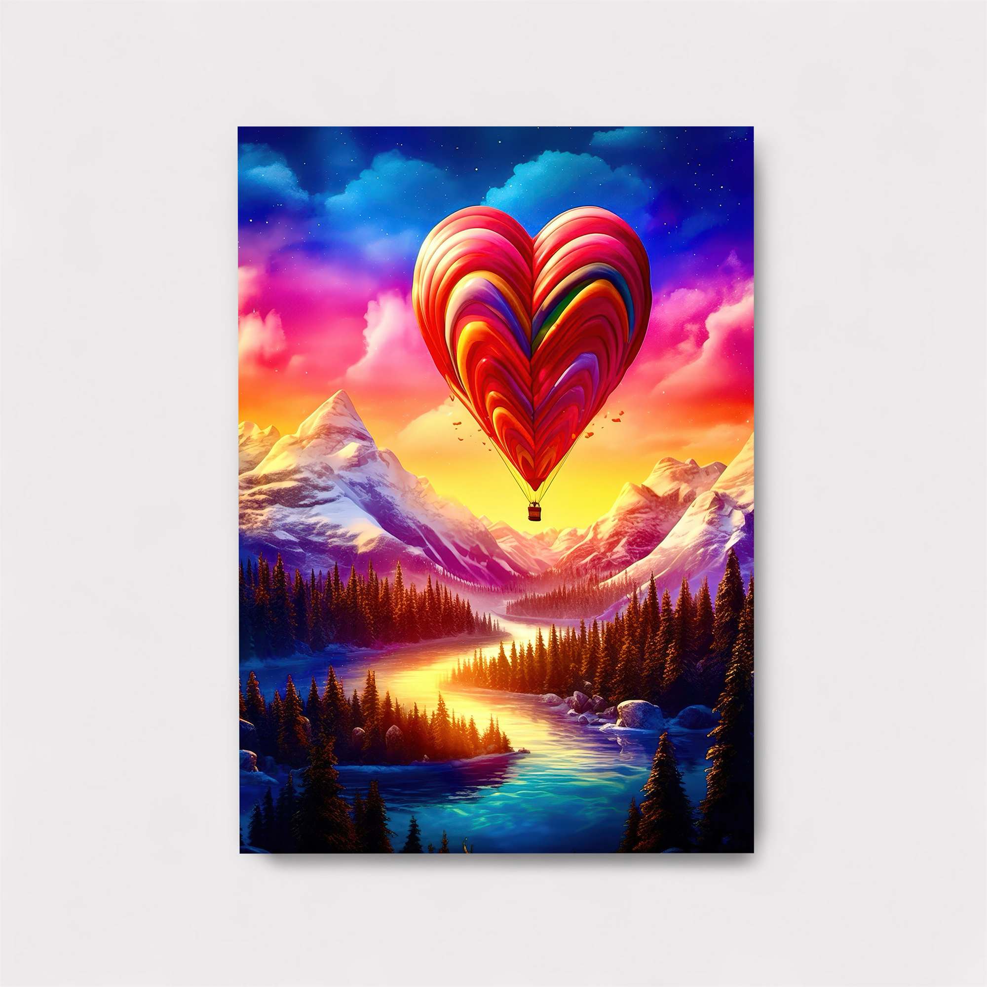 Heart Afloat Safe Wall Magnetic / M