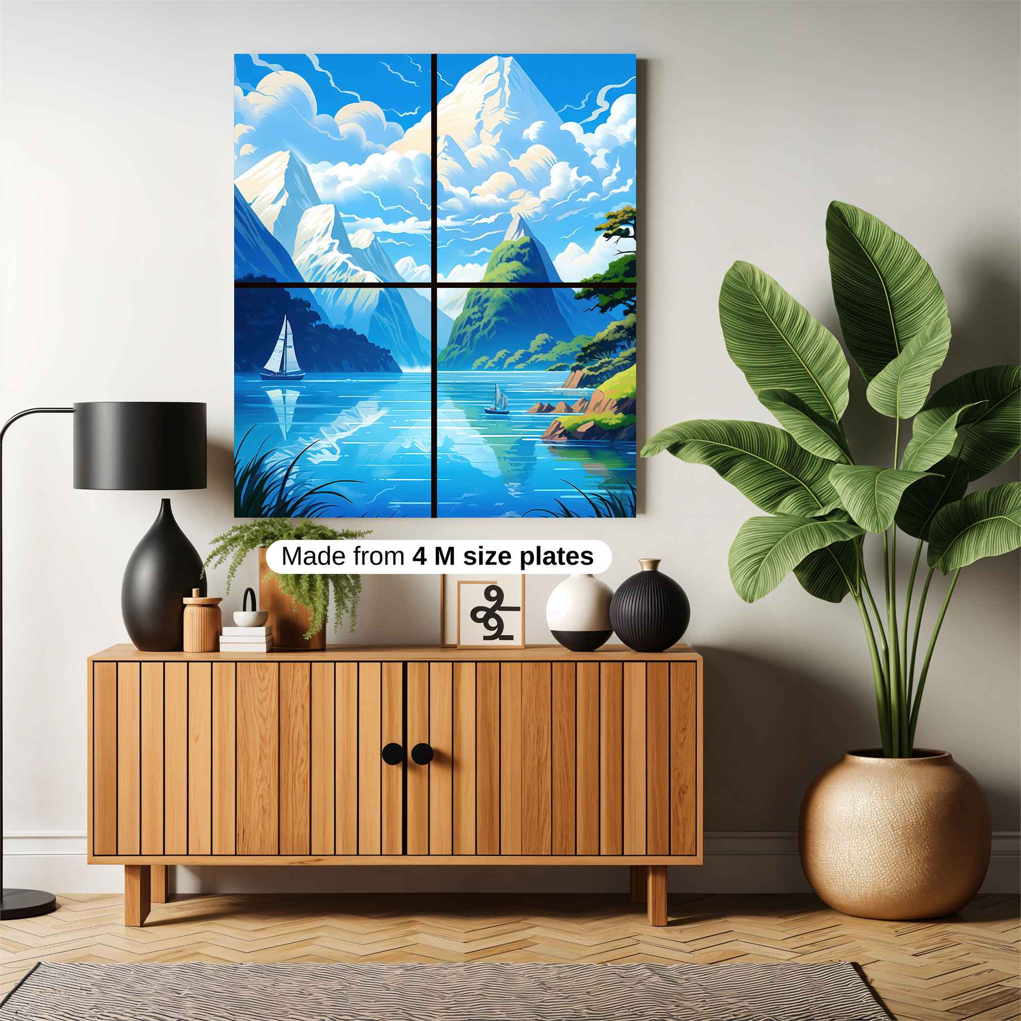 Mountain Serenity Safe Wall Magnetic / M