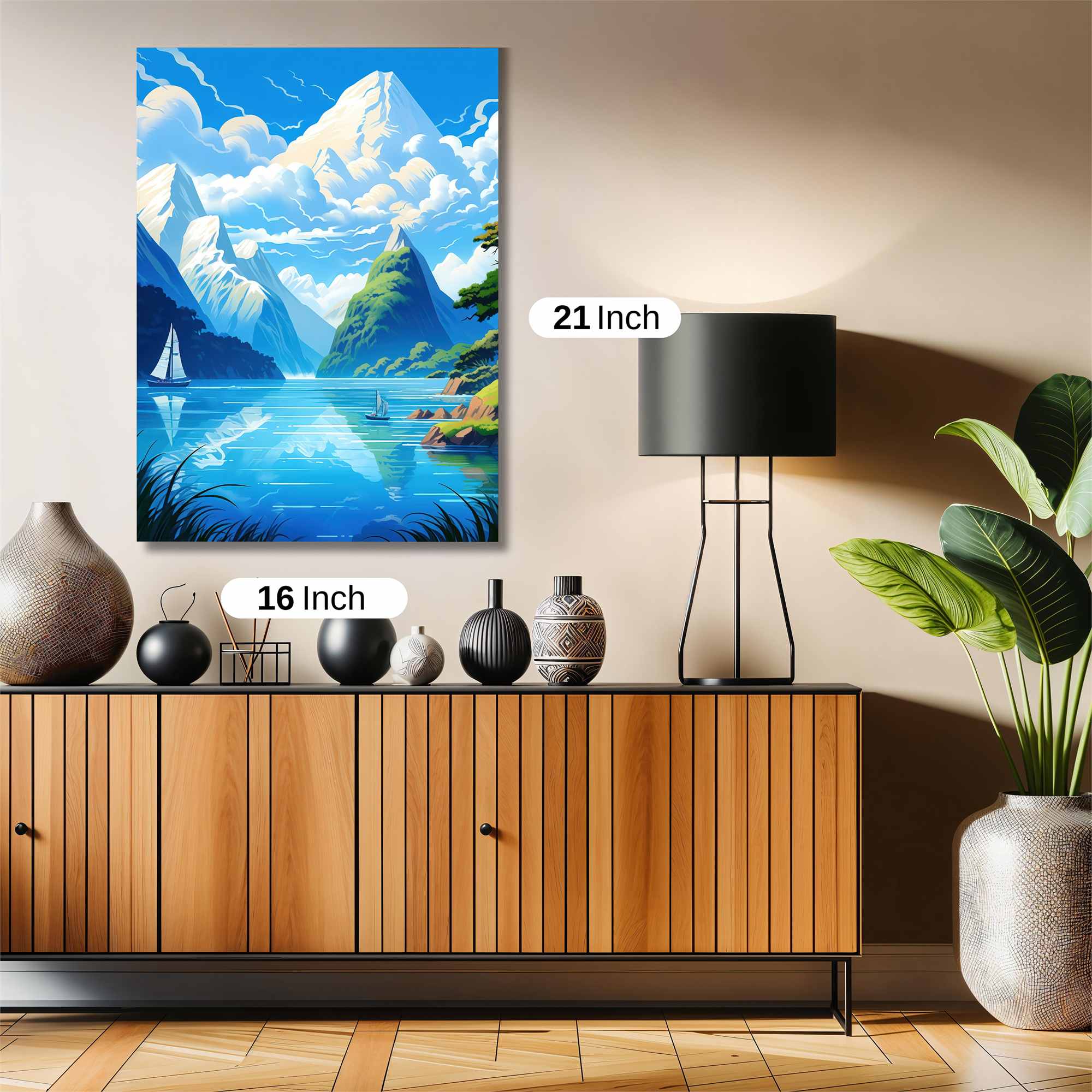 Mountain Serenity Safe Wall Magnetic / M