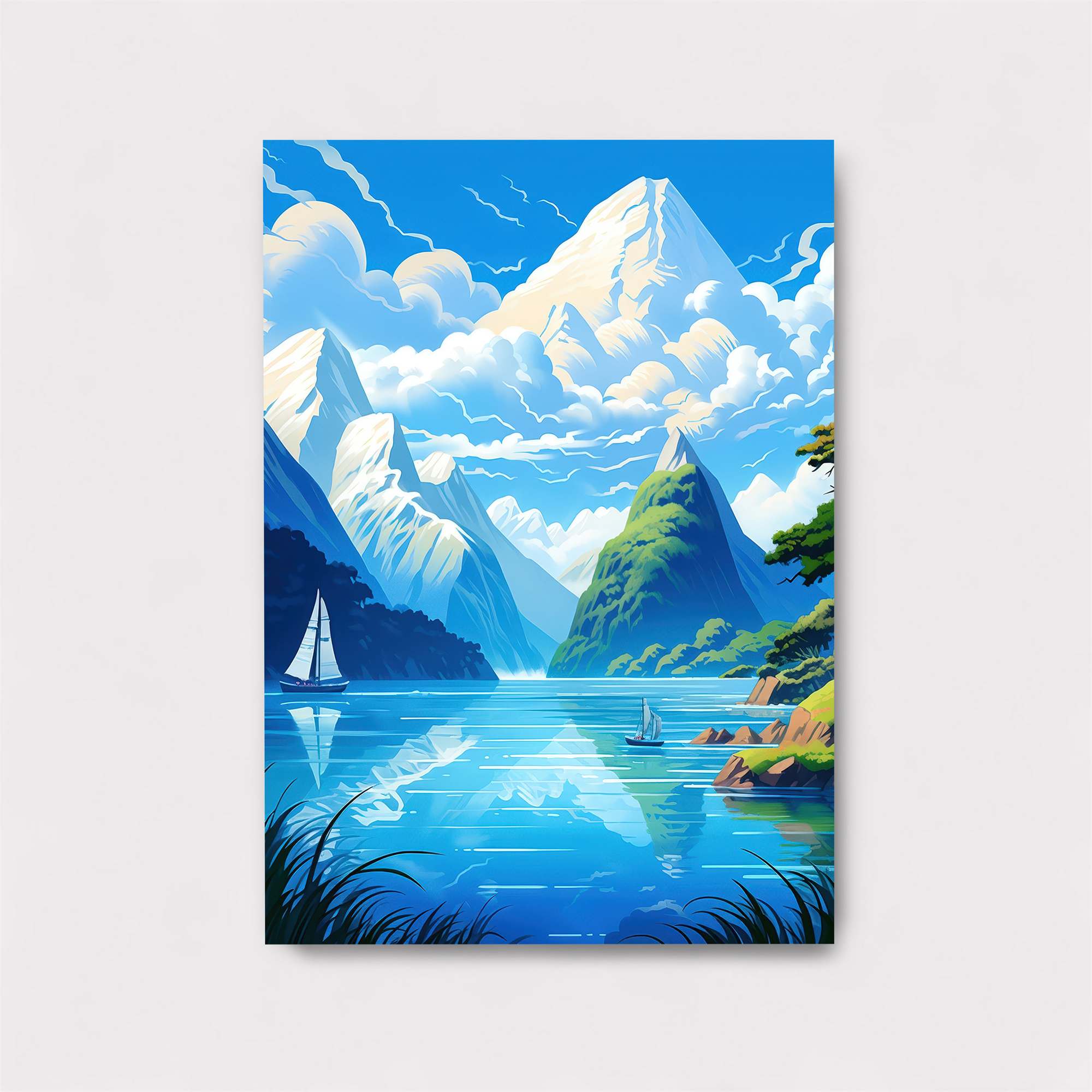 Mountain Serenity Safe Wall Magnetic / M