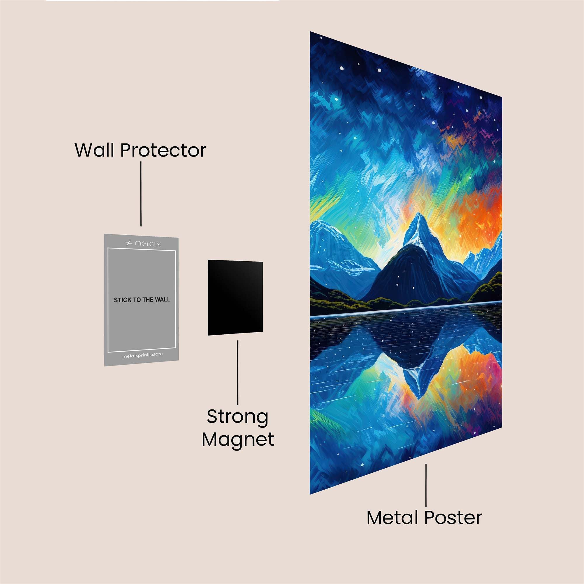 Aurora Majesty Safe Wall Magnetic / M