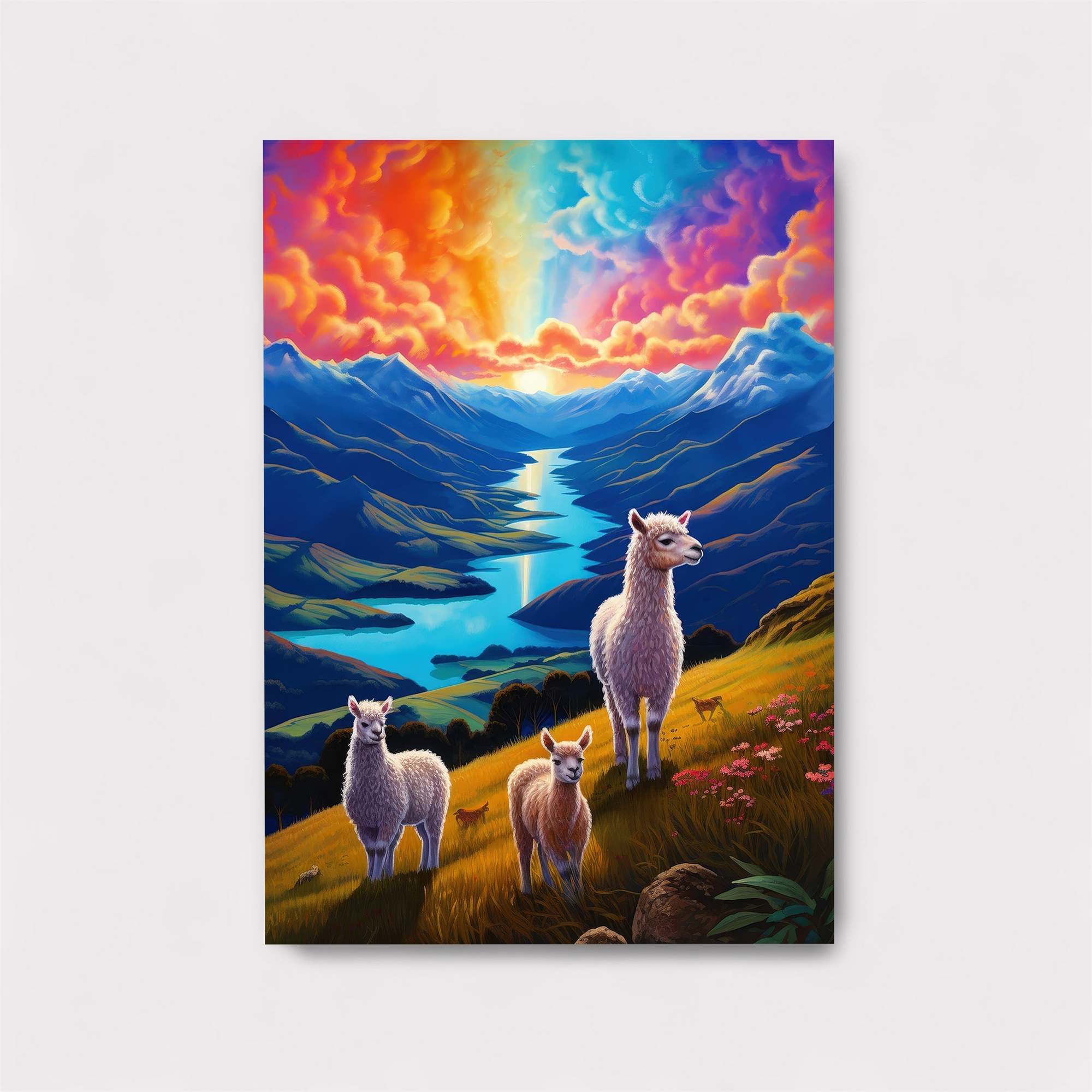 Llamas Serene Safe Wall Magnetic / M