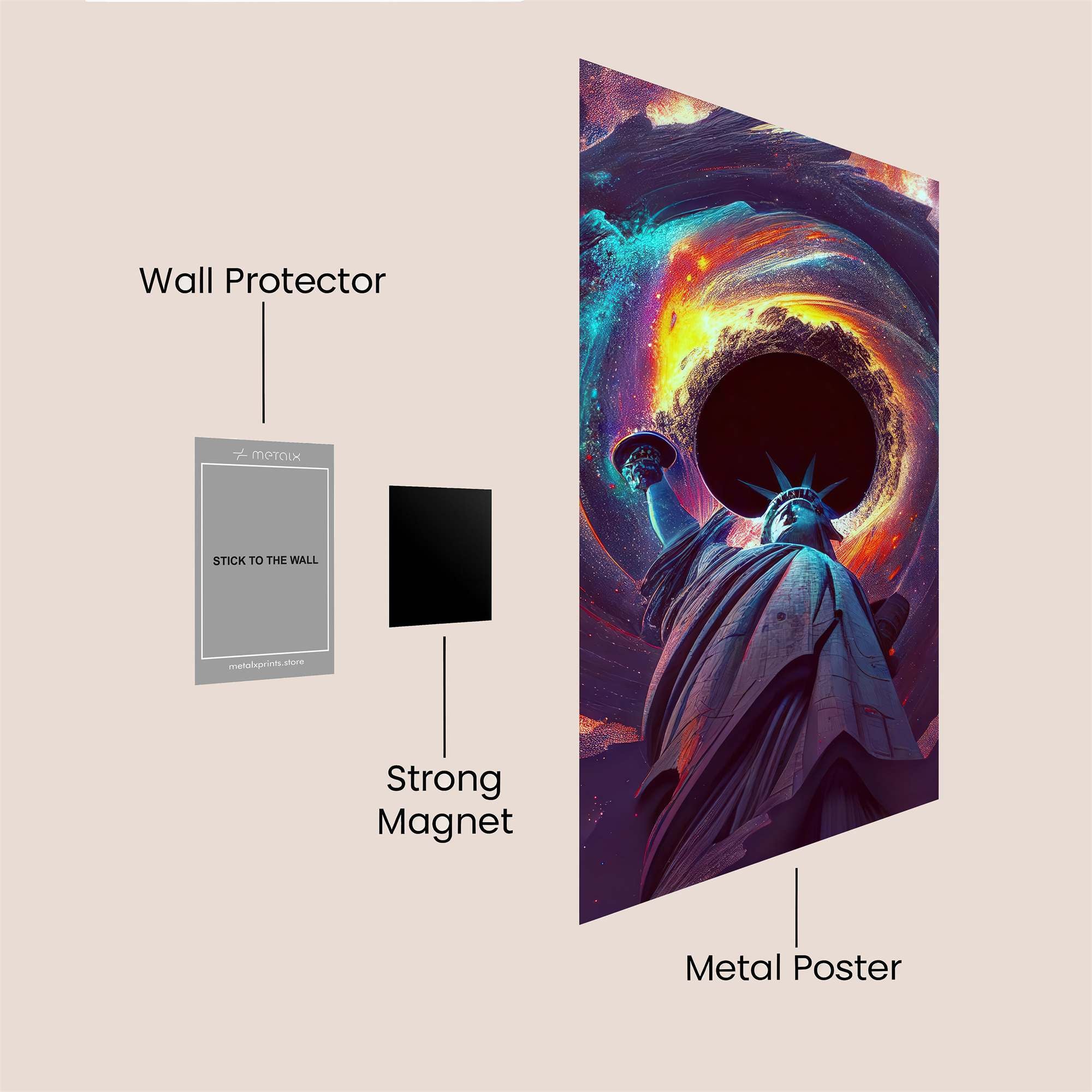 Liberty Vortex Safe Wall Magnetic / M