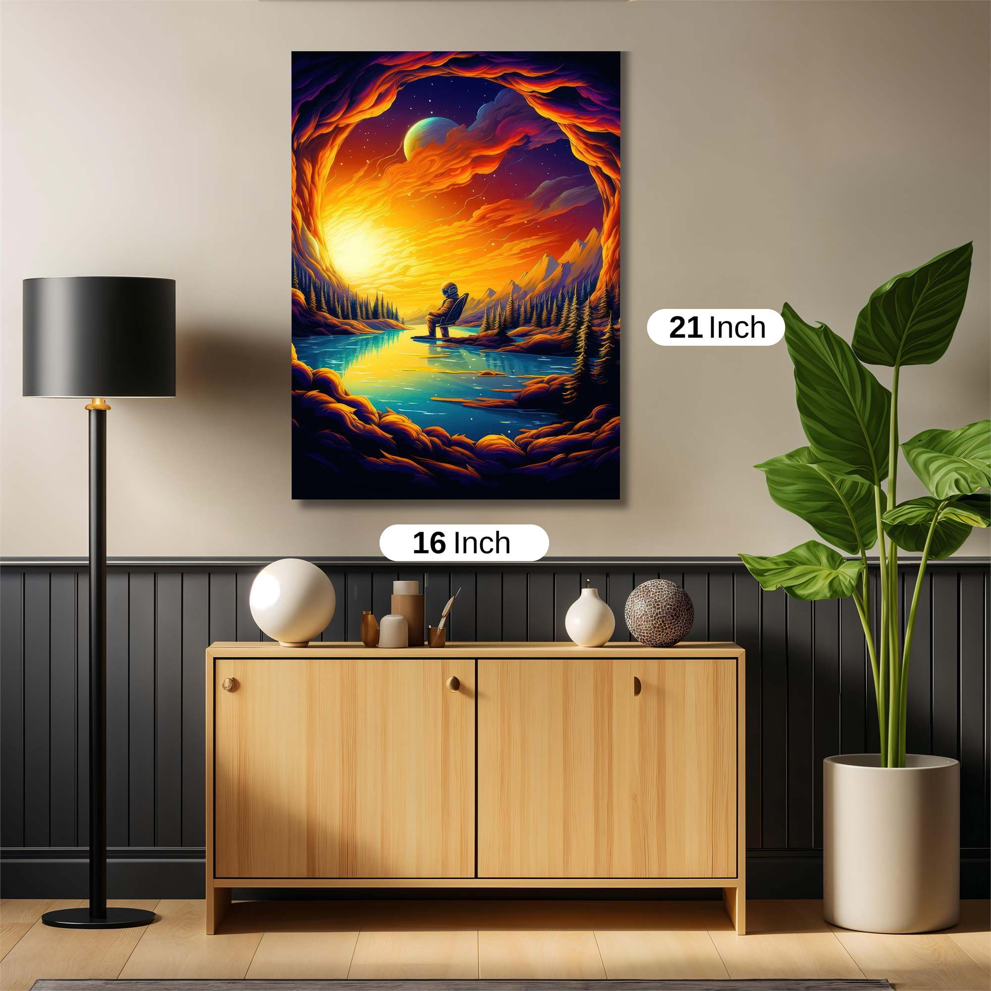 Astronaut Serenity Safe Wall Magnetic / M