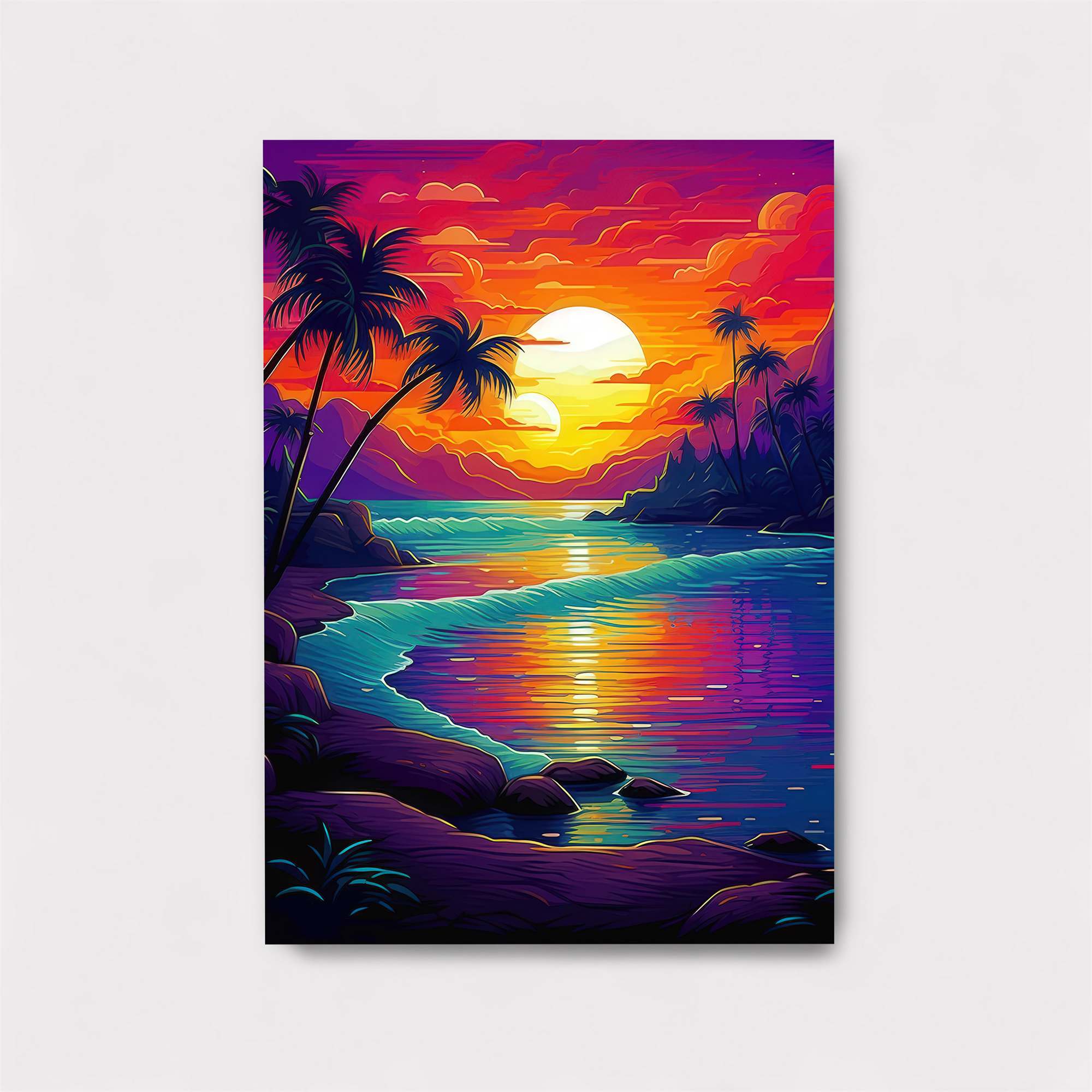 Sunset Serenity Safe Wall Magnetic / M