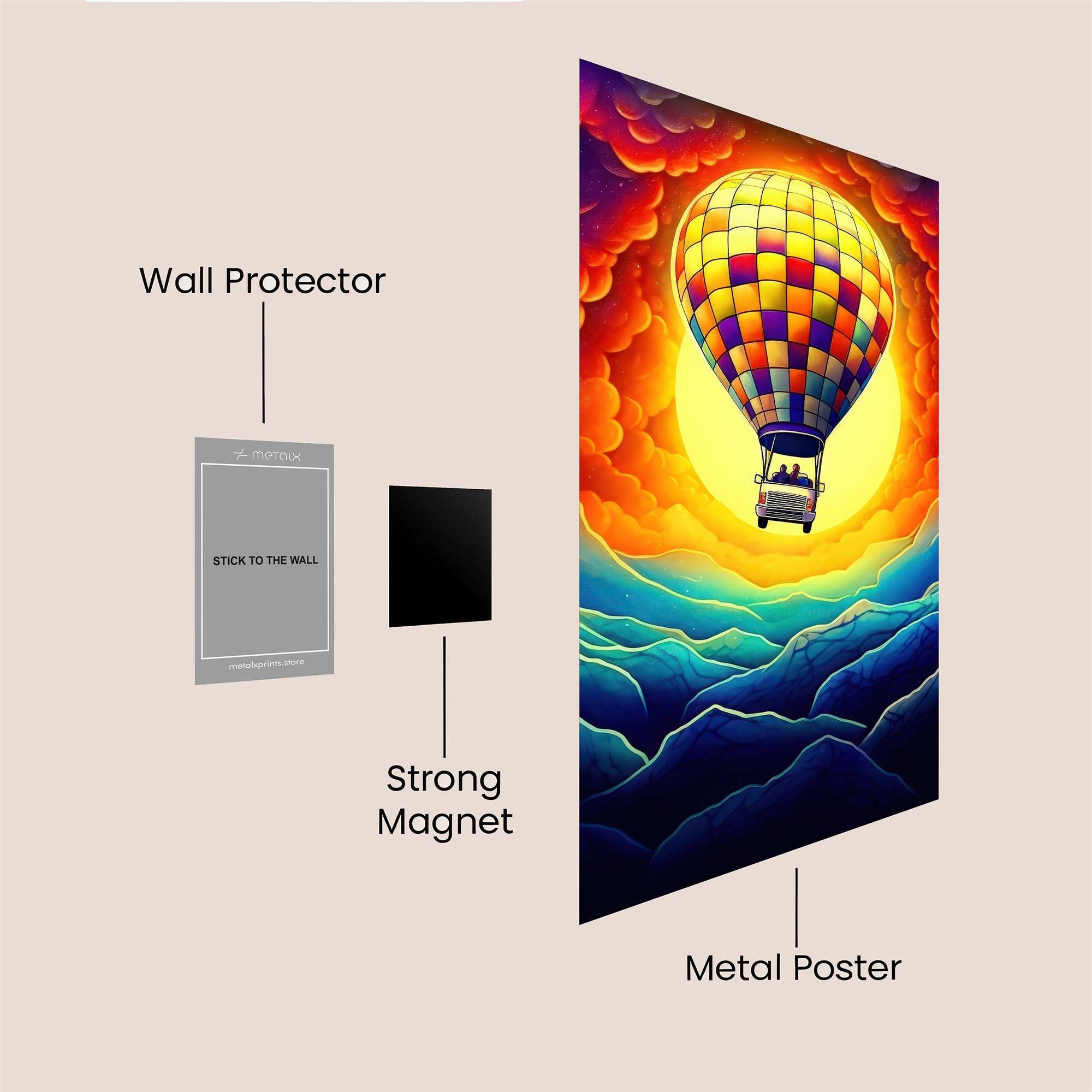 Adventure Dawn Safe Wall Magnetic / M