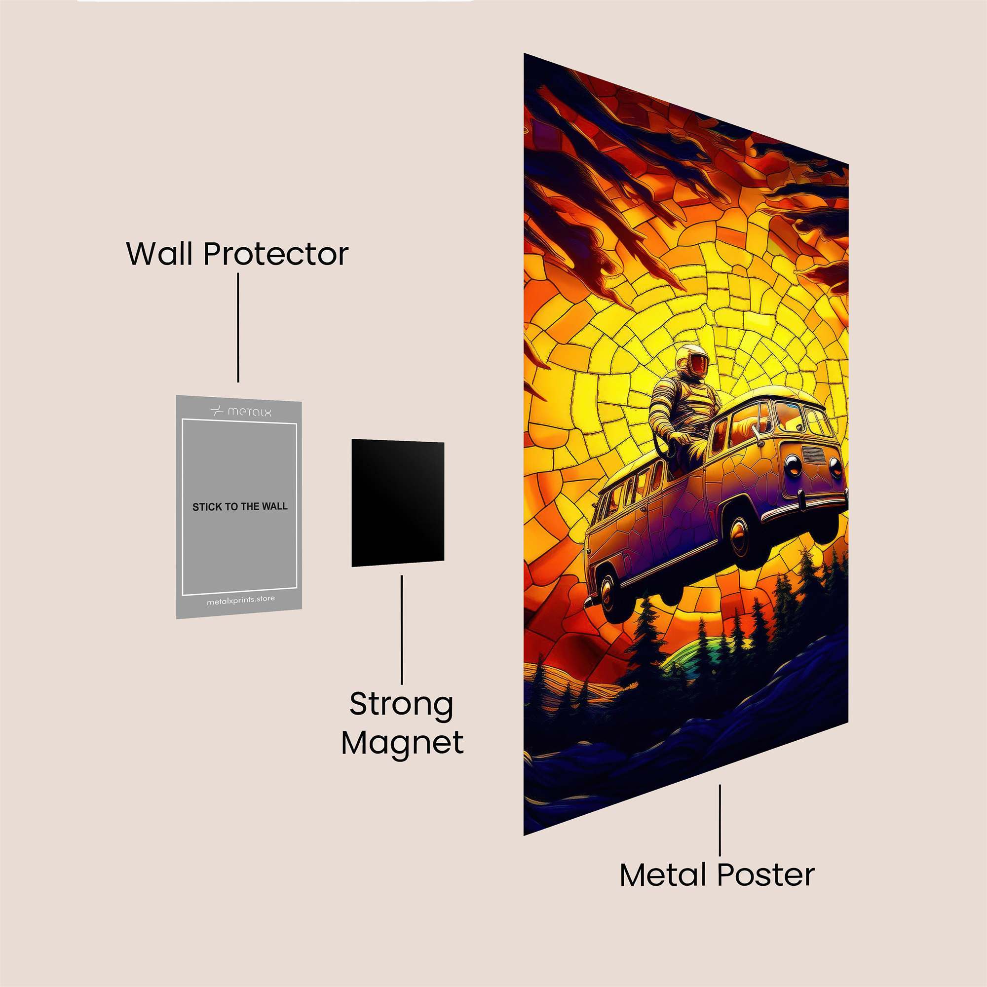 Adam Serenity Safe Wall Magnetic / M