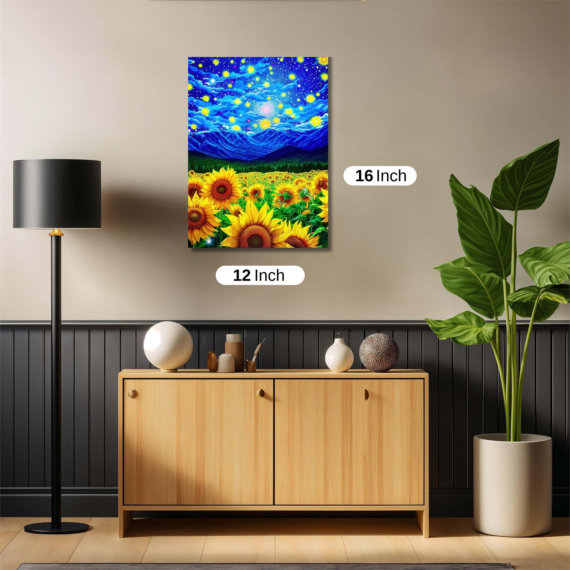 Van Gogh's Dreamscape Safe Wall Magnetic / M