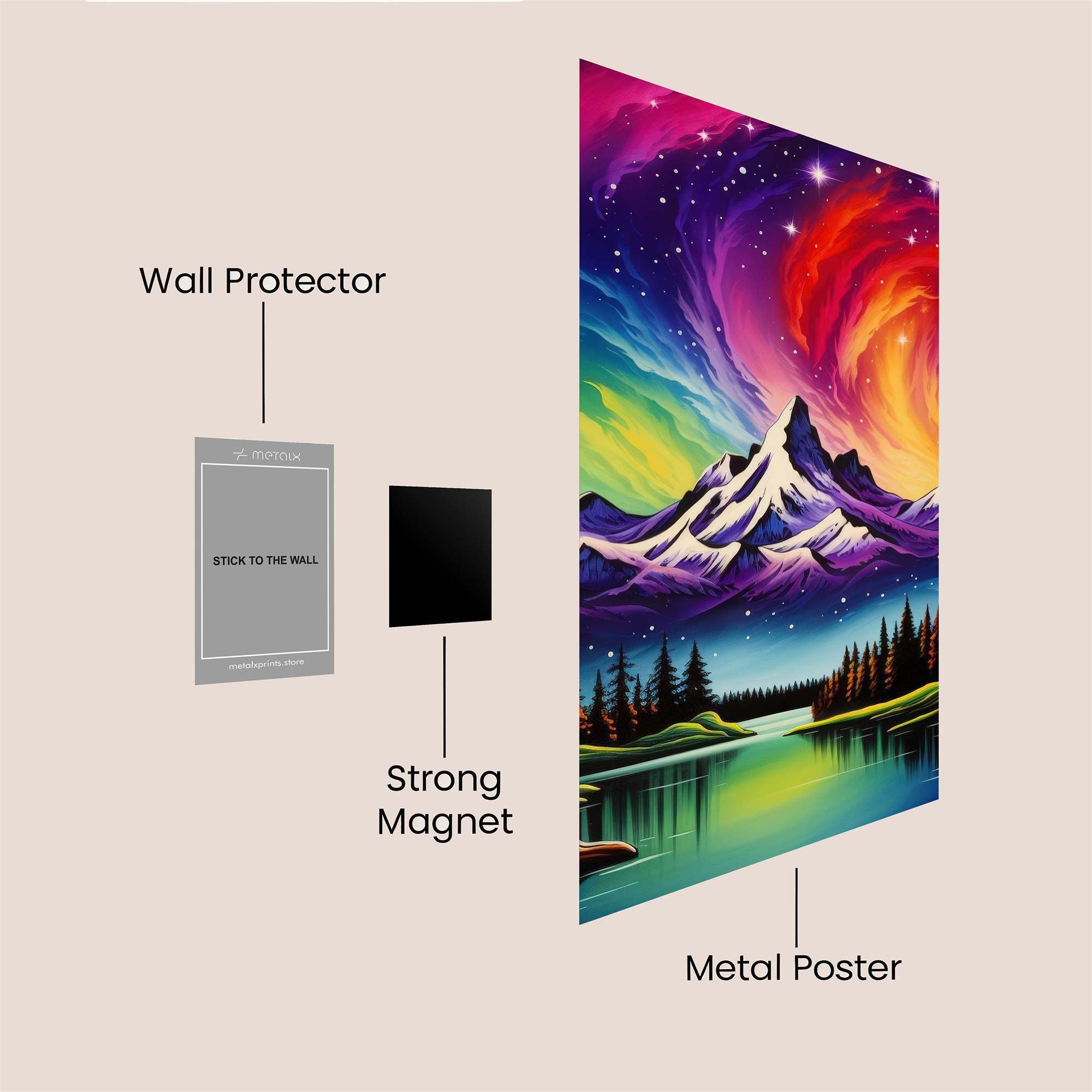 Aurora Dream Safe Wall Magnetic / M