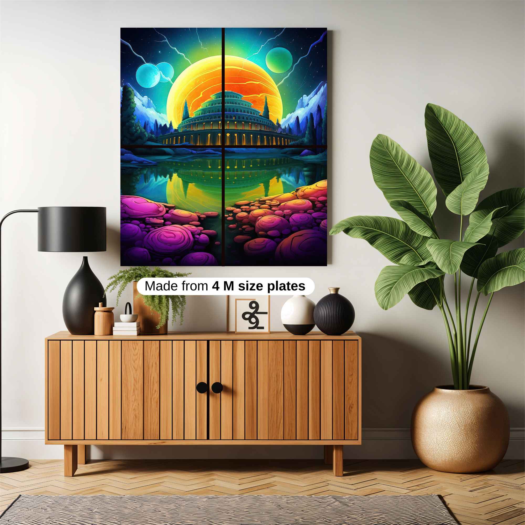 Ziggurat Dreamscape Safe Wall Magnetic / M