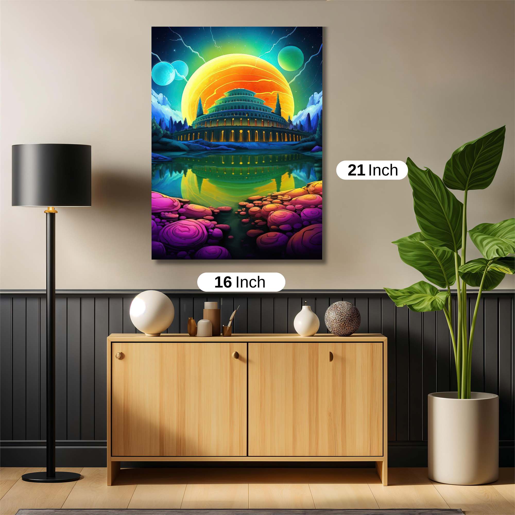 Ziggurat Dreamscape Safe Wall Magnetic / M