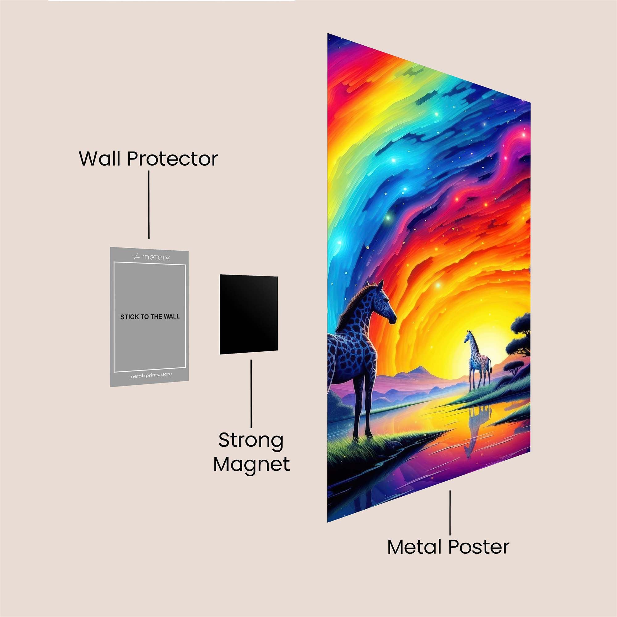GiraffeDream Safe Wall Magnetic / M