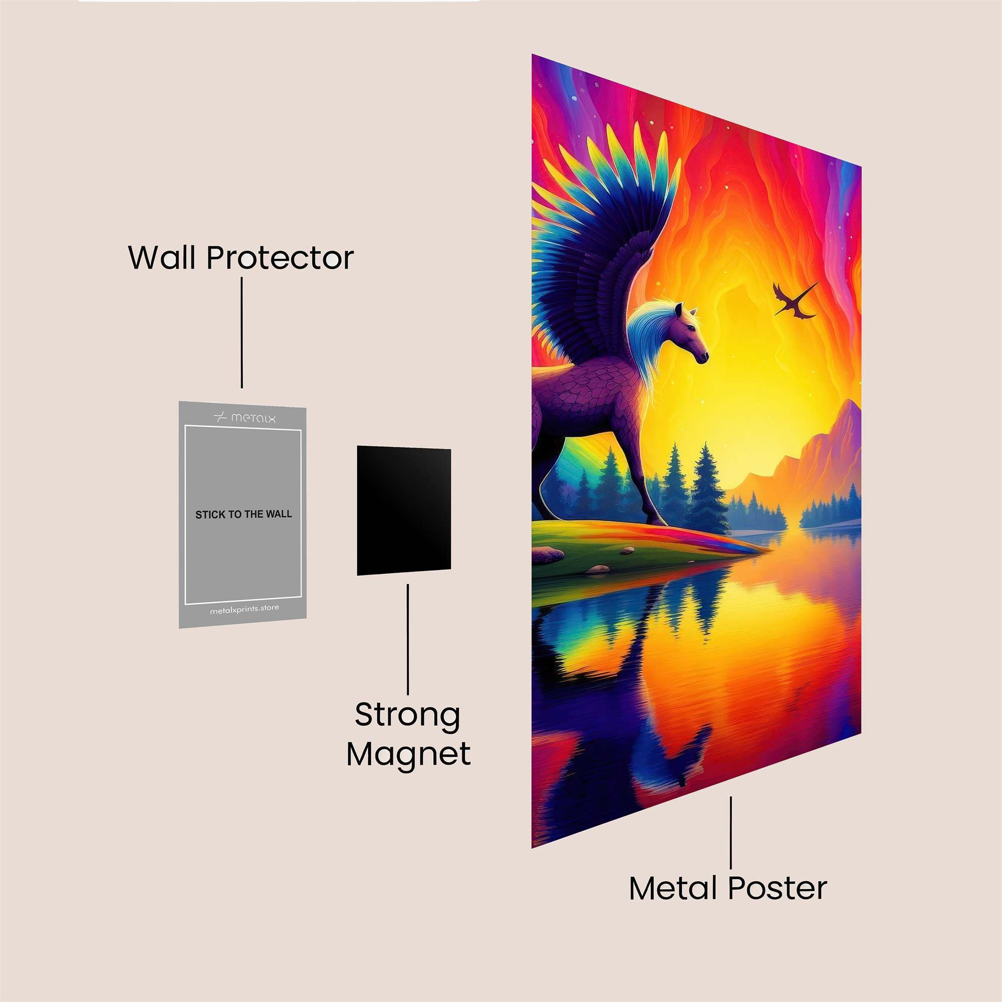 Pegasus Radiant Safe Wall Magnetic / M