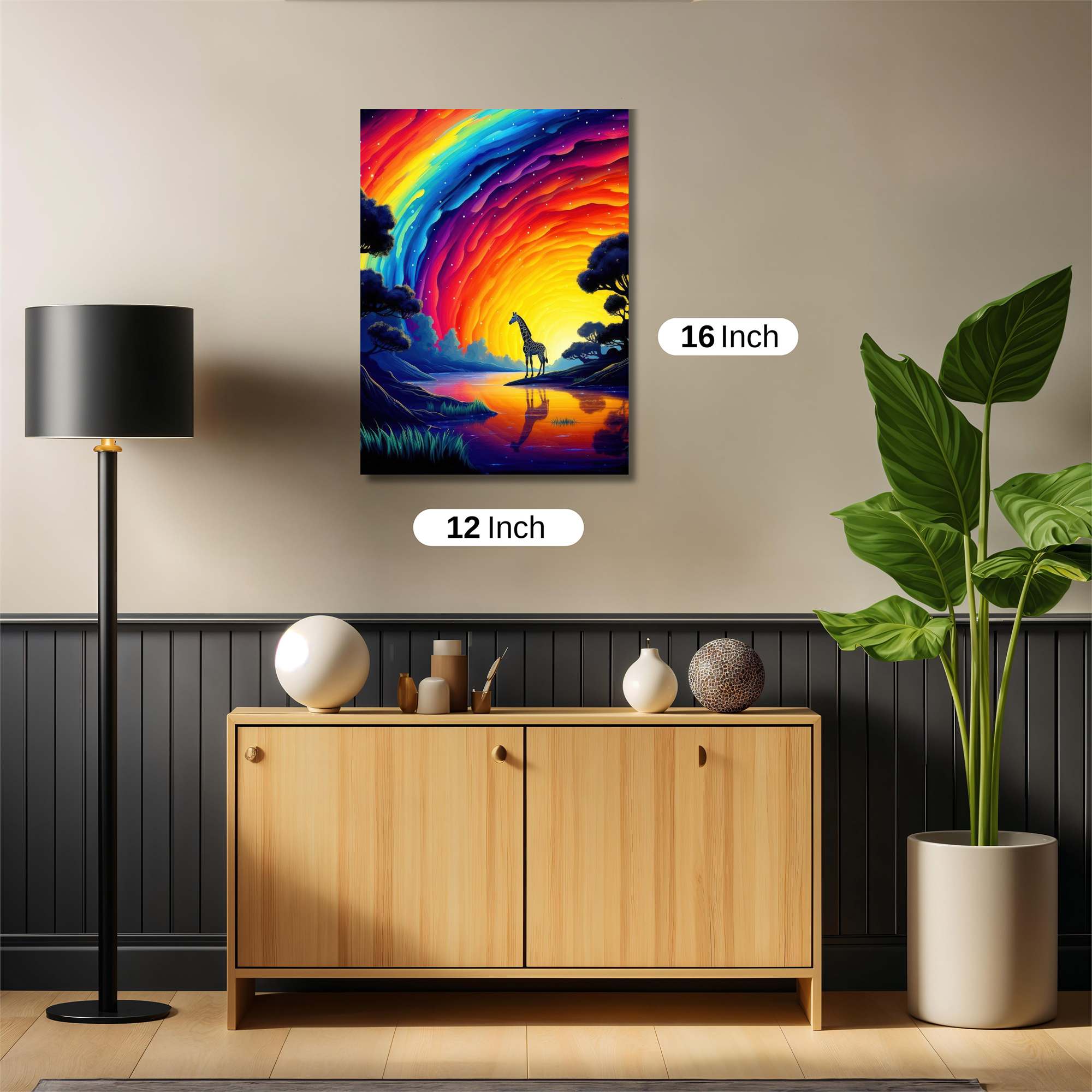 Giraffe Dreamscape Safe Wall Magnetic / M