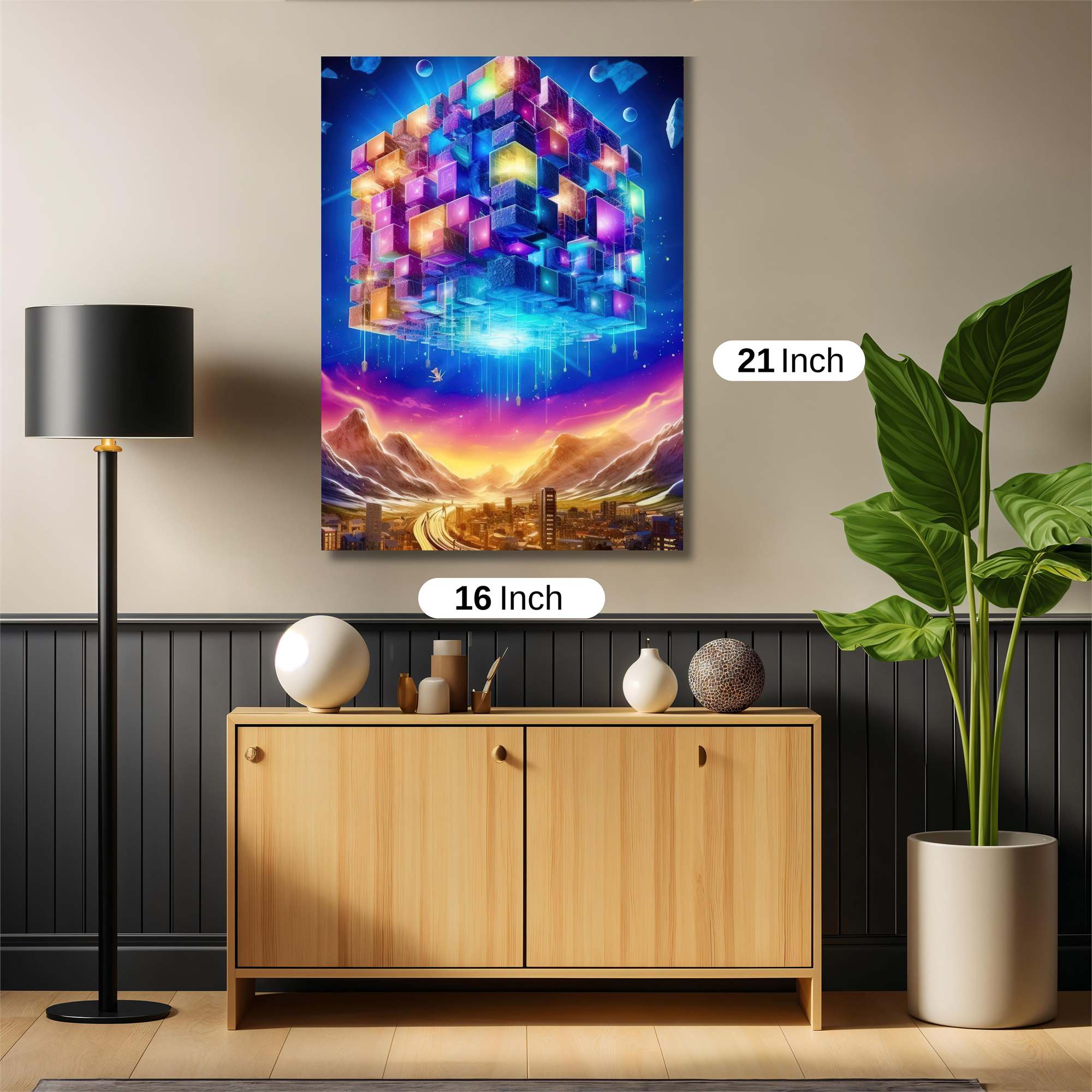 Cube Radiance Safe Wall Magnetic / M