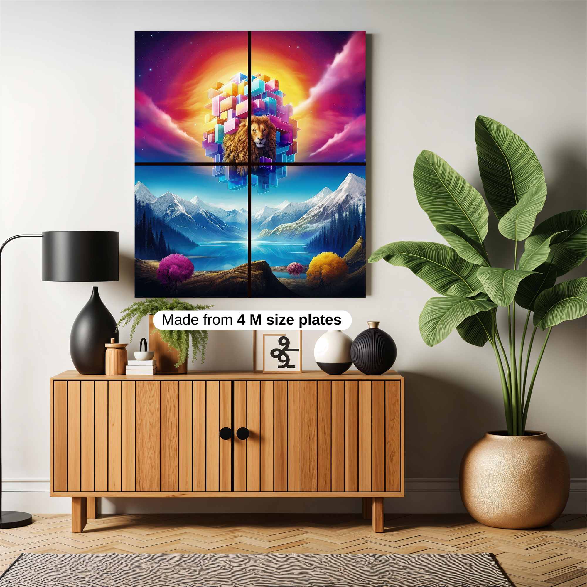 Lion Ascension Safe Wall Magnetic / M