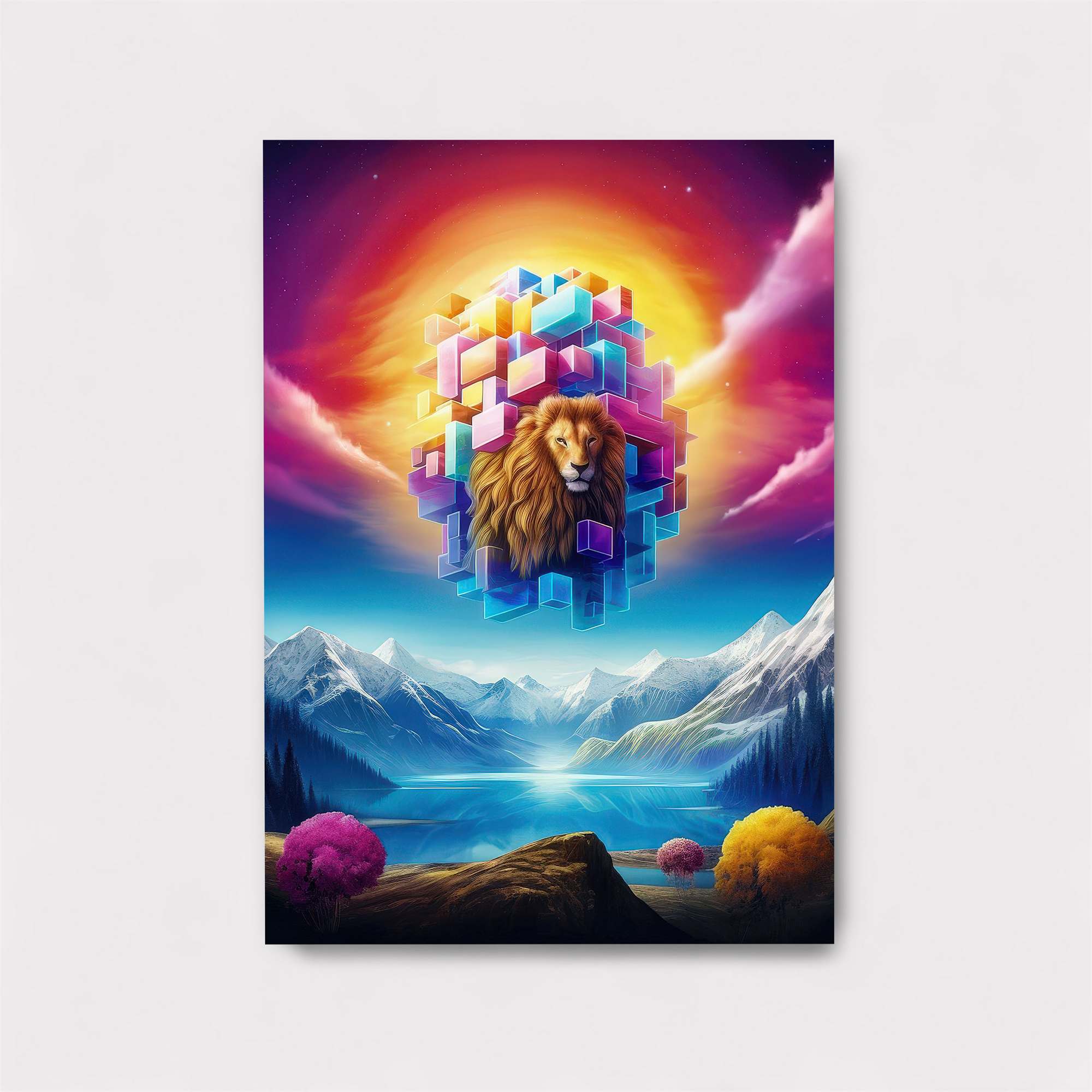 Lion Ascension Safe Wall Magnetic / M