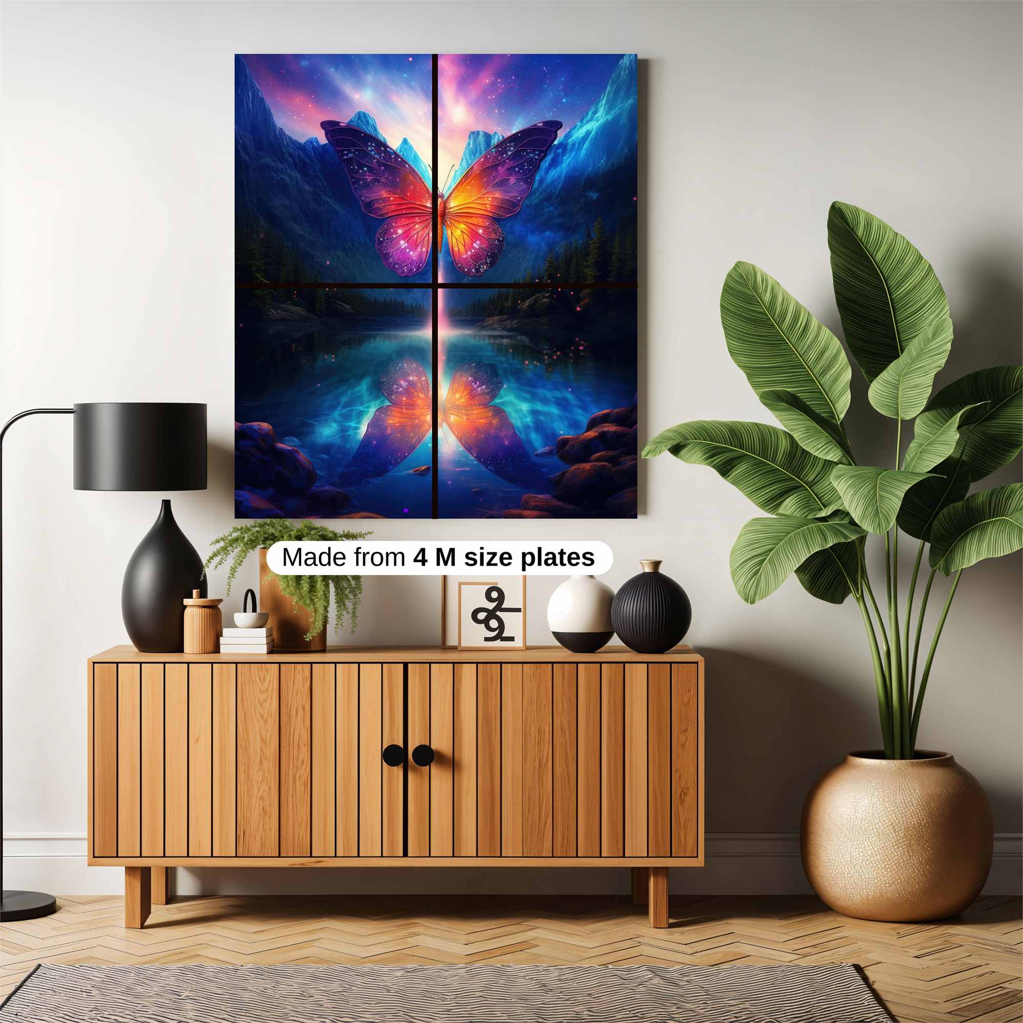 Butterfly Dreamscape Safe Wall Magnetic / M