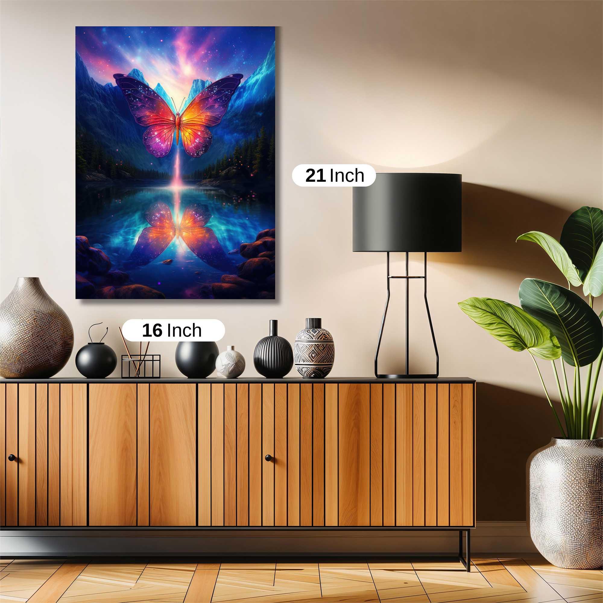 Butterfly Dreamscape Safe Wall Magnetic / M